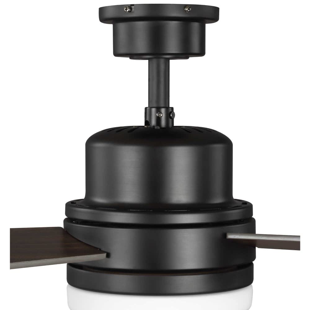 Progress Lighting Trevina II 52-Inch 3-Blade Ceiling Fan with Nickel Finish - Perfect for Living Room, Bedroom & Outdoor Spaces