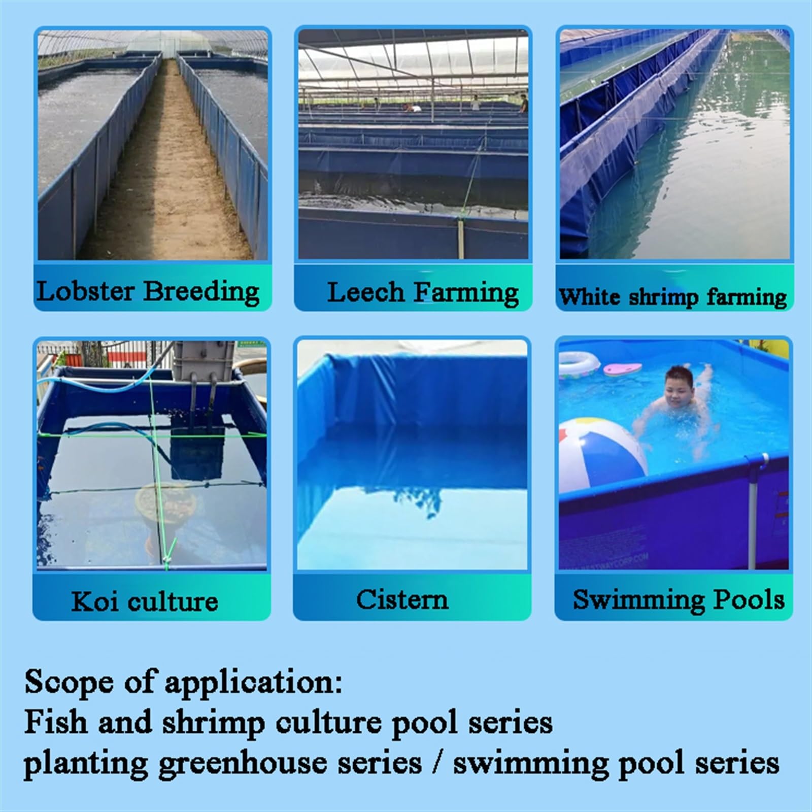 Above Ground Canvas Fish Pond - Large Transparent Aquaculture Pool for Temporary Fish Holding & Viewing (1x1m) - Perfect for Backyard, Garden, or Outdoor Fish Farming
