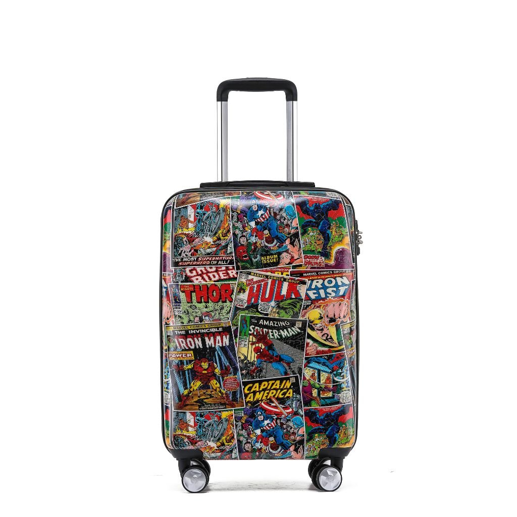 Marvel Comics Hard-Sided Carry-On Suitcase - Lightweight Luggage for Travel, Business Trips & Weekend Getaways