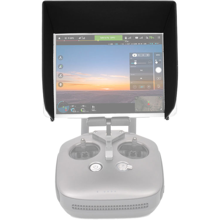 PGYTECH L200 Monitor Hood for 9.7 inch Tablet - Sun Shade & Glare Protector for iPad, Photography & Outdoor Shooting (Black)