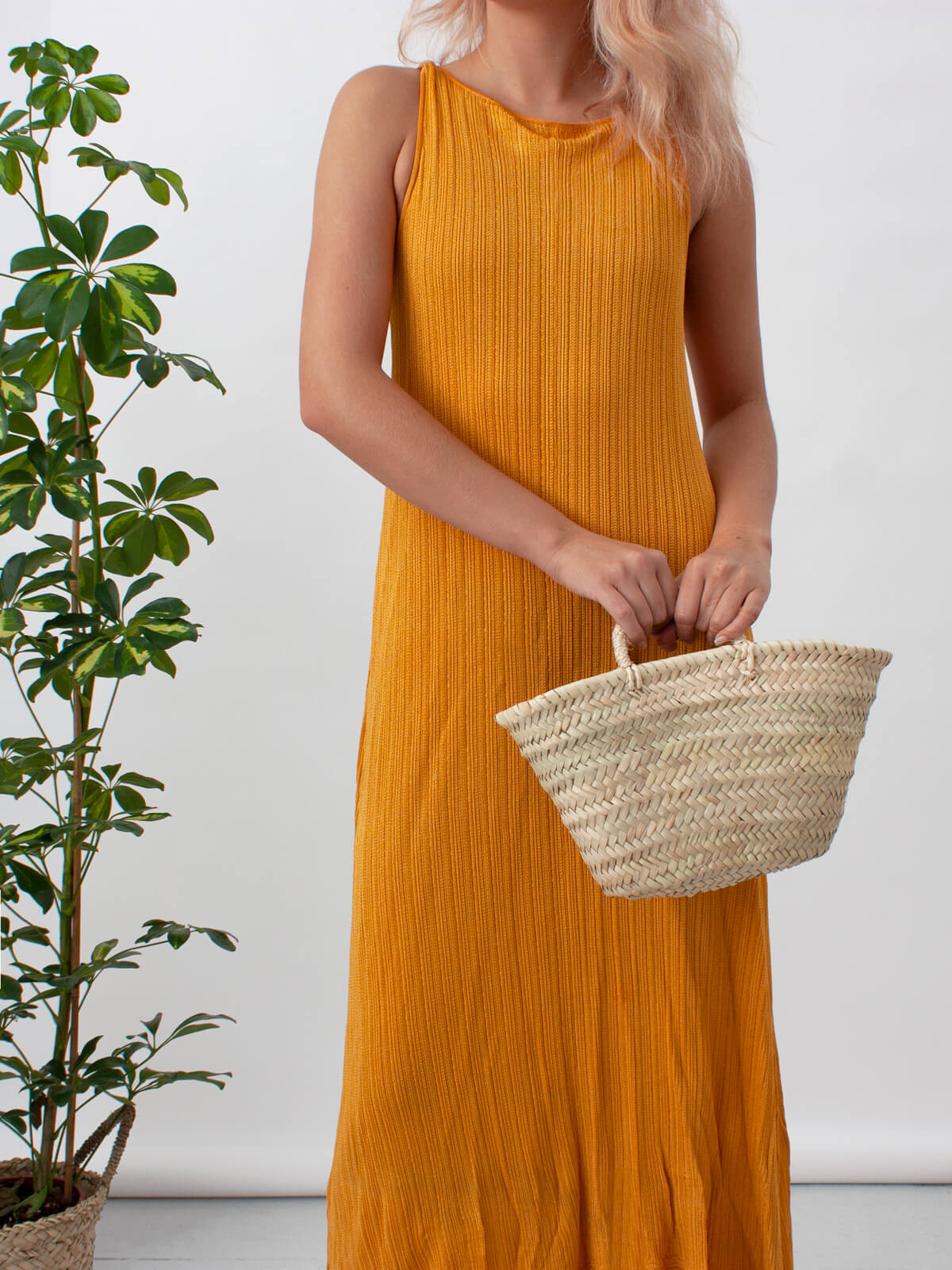 Premium Market Basket - Durable & Stylish Grocery Shopping Basket for Farmers Market, Picnics, and Home Storage | Eco-Friendly & Lightweight