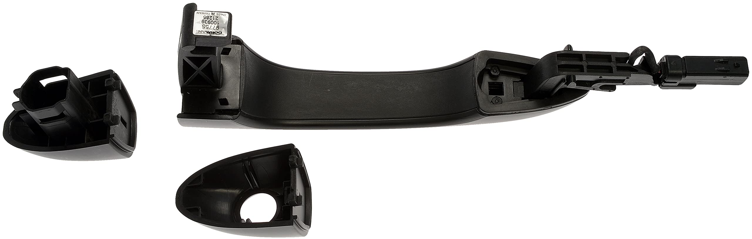 Dorman 97755 Black Exterior Door Handle Replacement for Dodge Ram 1500 2500 3500 & Jeep Wrangler Cherokee Grand Cherokee - Perfect for Off-Roading, Daily Commuting and Vehicle Maintenance