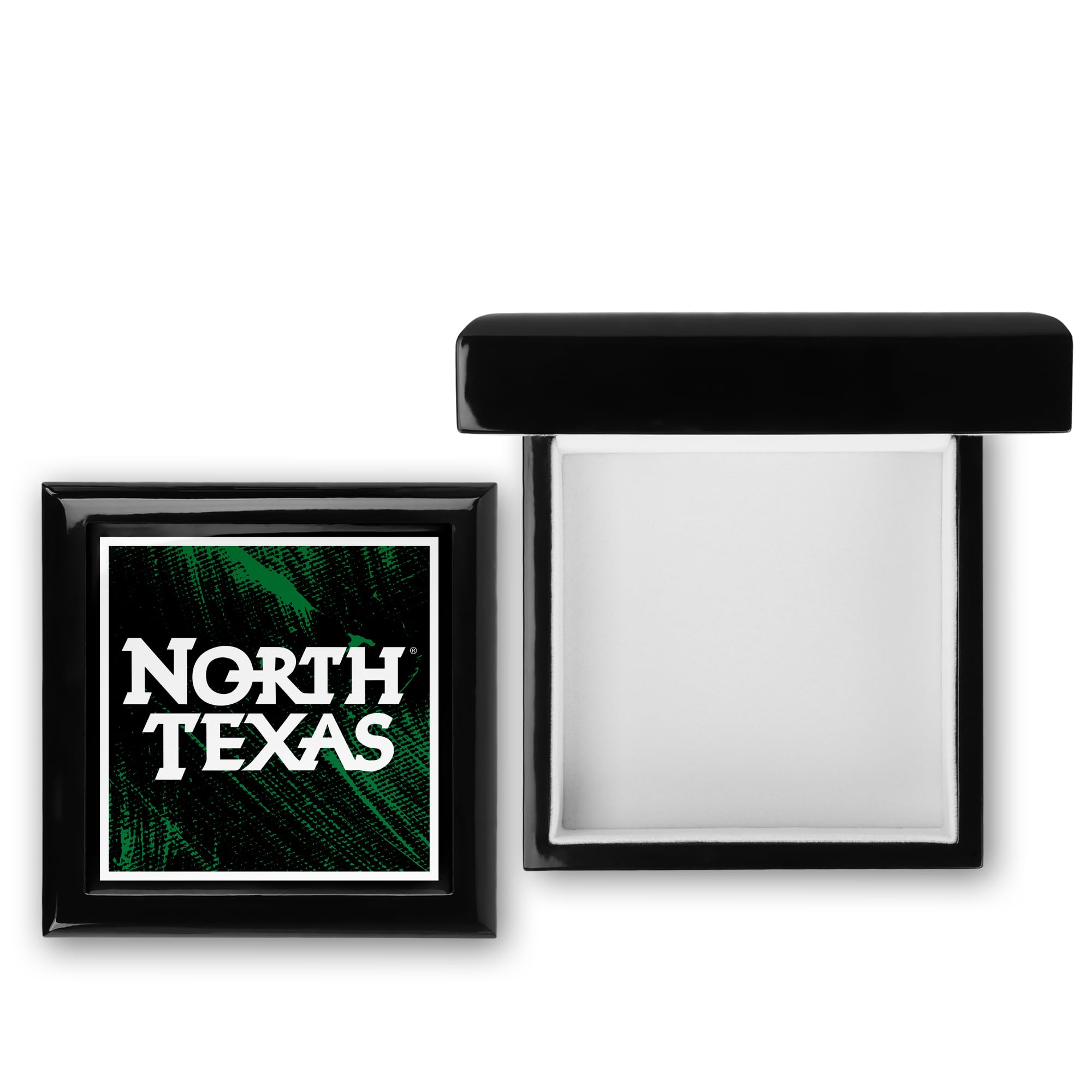 University of North Texas Keepsake Box - Handcrafted Wooden Memory Box with Lid for Photos, Jewelry & Letters | Home Decor Gift for Alumni, Graduation & Special Occasions | Perfect for Displaying Memorabilia & Storing Treasures