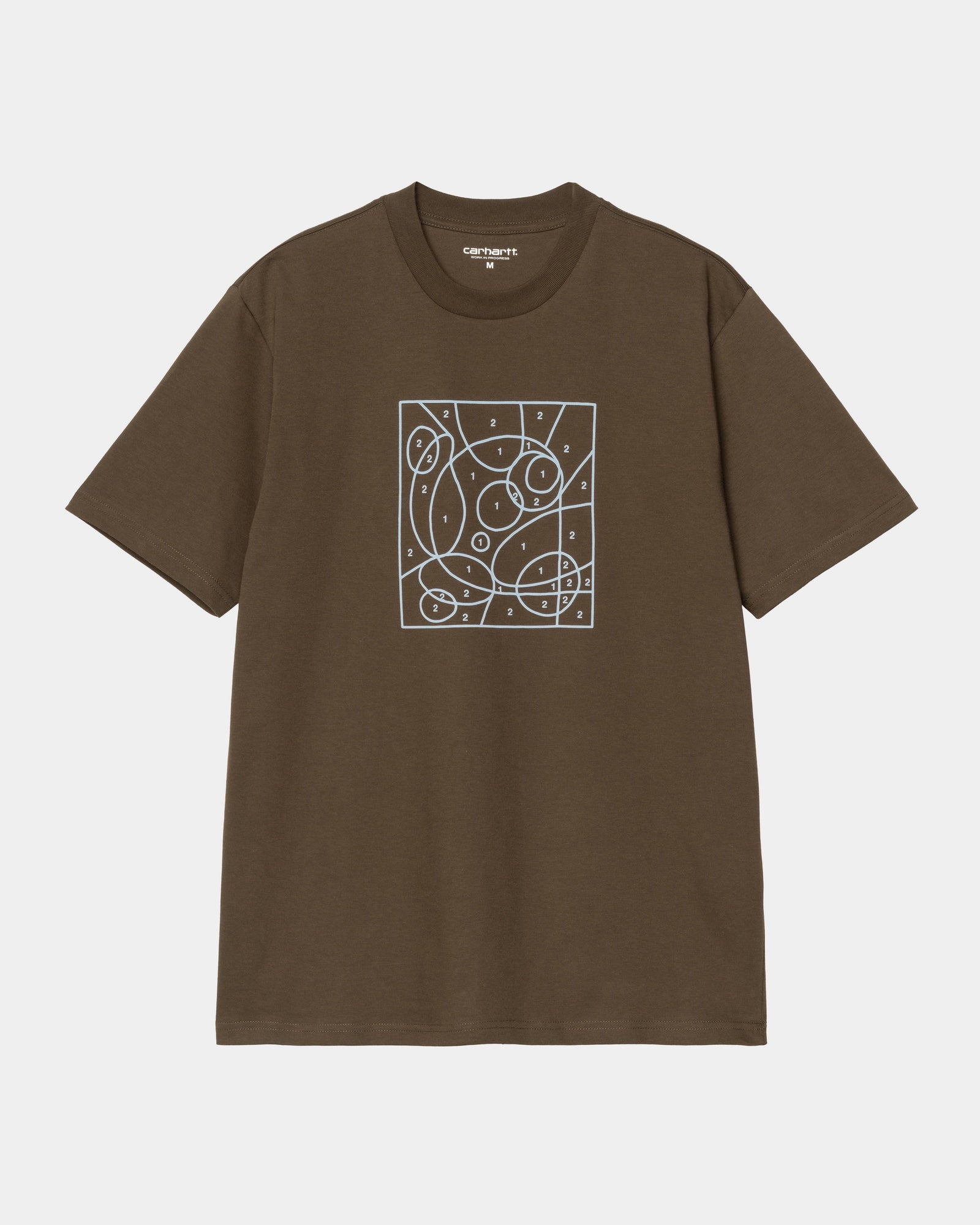 By The Numbers Graphic T-Shirt | Liberica / Air Sky | Casual Wear for Men & Women - Perfect for Everyday Outfits, Street Style & Lounge Comfort