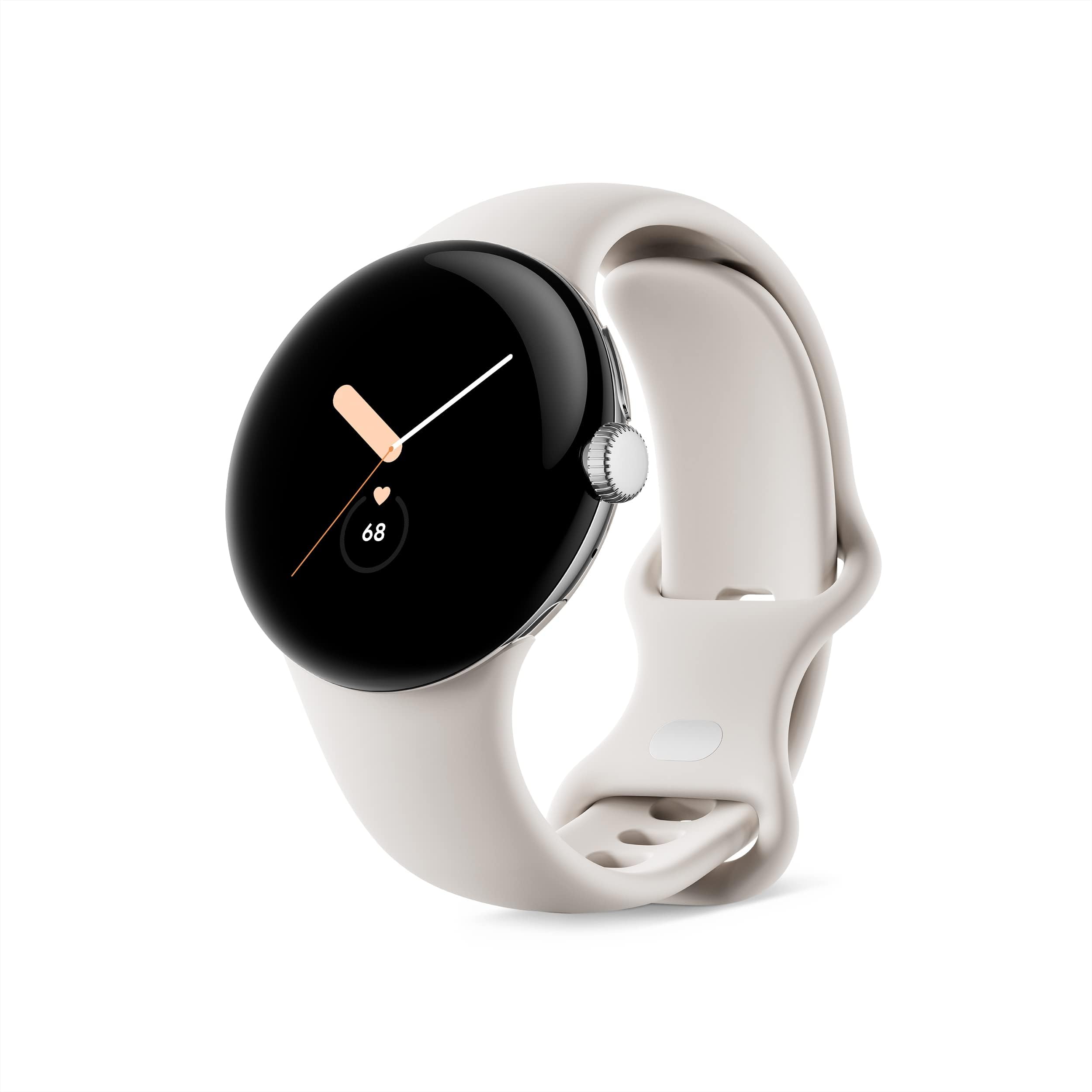 Pixel Watch - Android Smartwatch with Fitbit & Heart Rate Tracking for Fitness & Sleep | 41mm (Renewed)