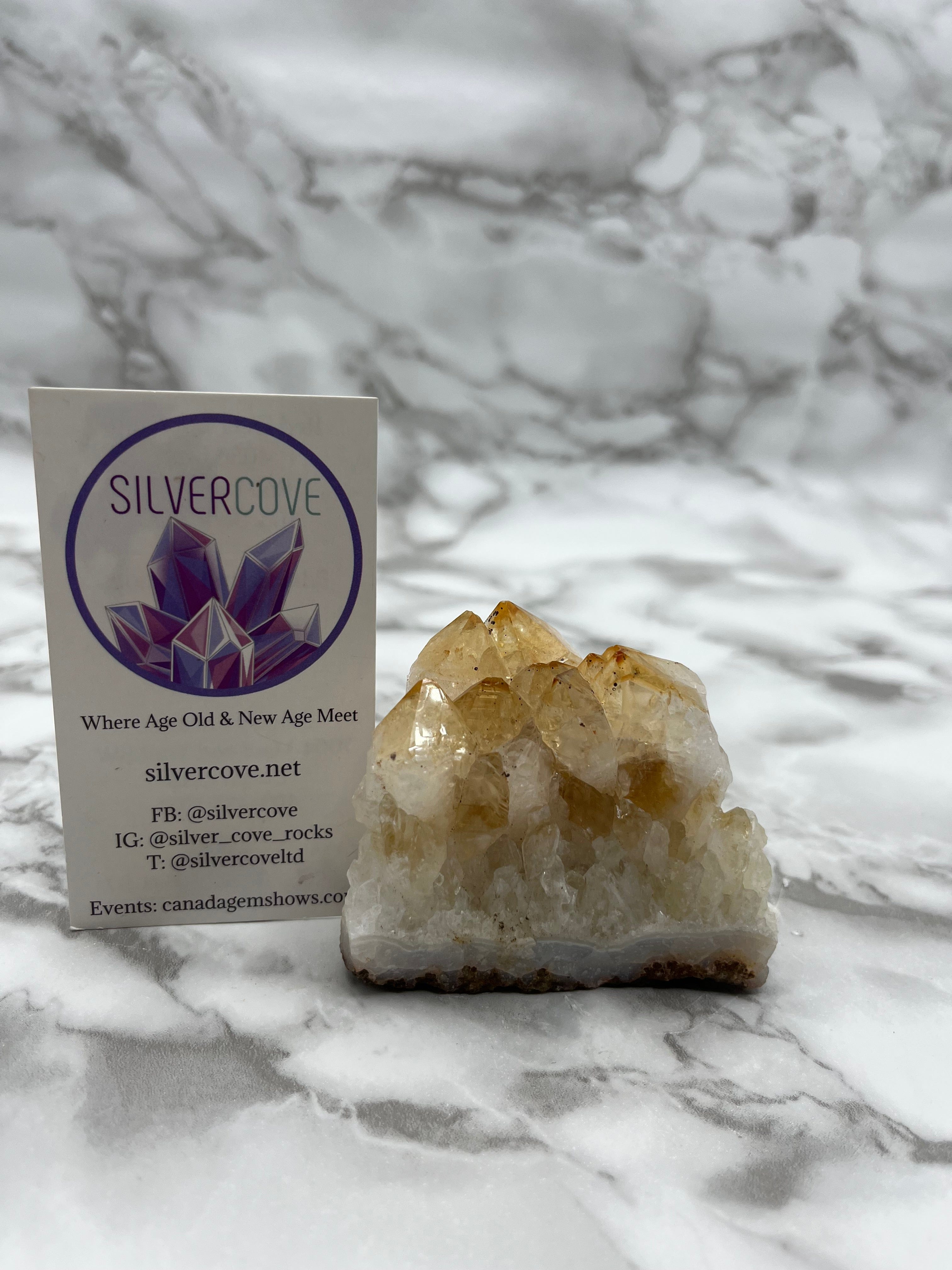 Natural Citrine Crystal Cluster - Healing Stone for Home Decor, Meditation & Energy Cleansing | Perfect for Spiritual Gifts, Yoga Spaces & Feng Shui