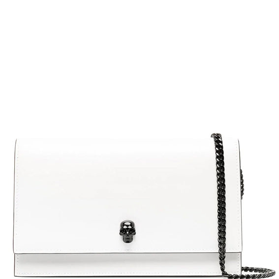 Skull Print Medium Tote Bag - White Gothic Style Handbag for Women | Perfect for Shopping, Beach, Travel & Everyday Use