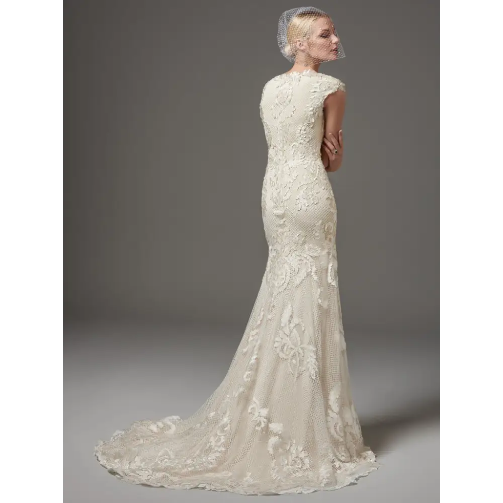 Sottero and Midgley Suzanne Rose Wedding Dress - Sample Sale | Elegant Lace Bridal Gown for Church, Beach & Outdoor Ceremonies
