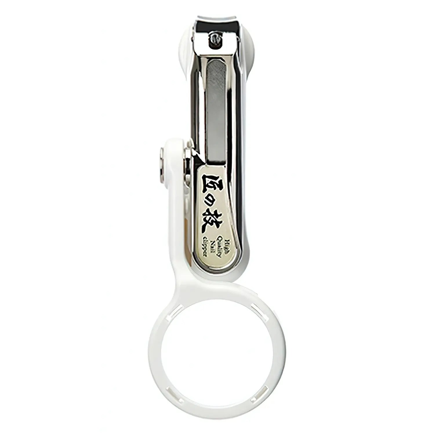 Premium Carbon Steel Nail Clippers with Magnifier & Storage Pouch - Green Bell Takuminowaza Professional Grooming Kit for Travel, Home & Salon Use