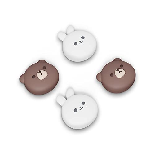 Chubby Bear & Smiley Bunny White
