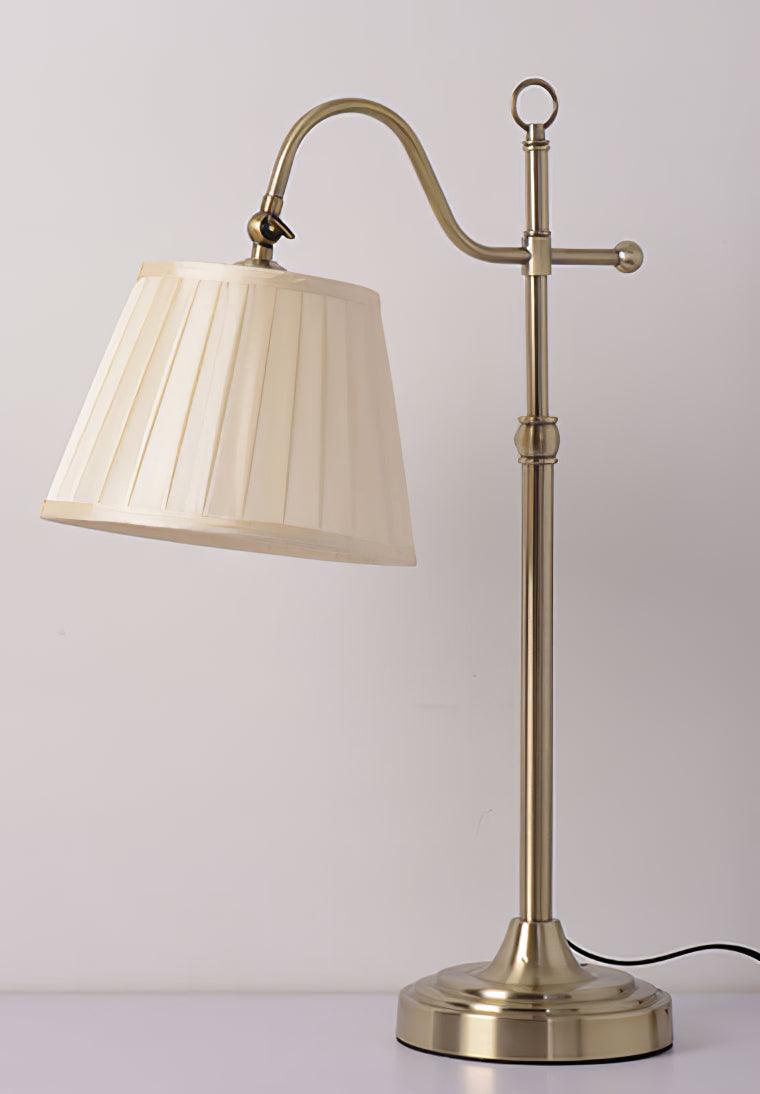 Suffolk Table Lamp - Modern LED Desk Lamp with Adjustable Brightness & USB Charging Port for Home Office, Bedroom, and Study Room