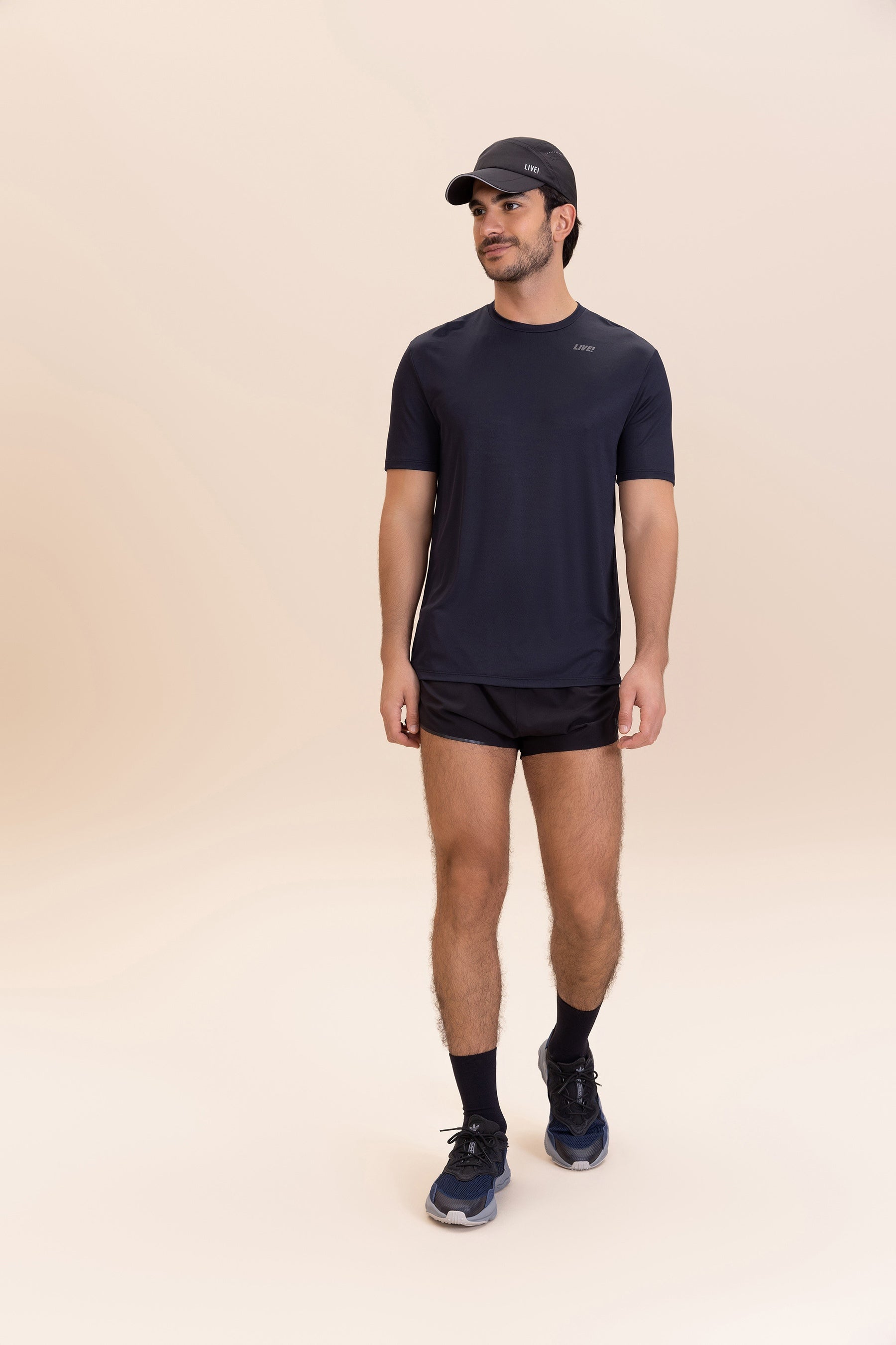 Comfy LIVE! Men's Soft Cotton T-Shirt - Breathable & Lightweight for Casual Wear, Gym, and Outdoor Activities