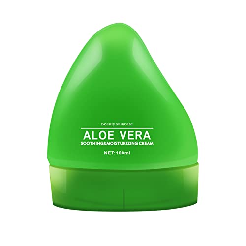 Aloe Vera Cream 100ml - Hydrating Moisturizer for Sunburn & Skin Repair | After Sun Care for Women