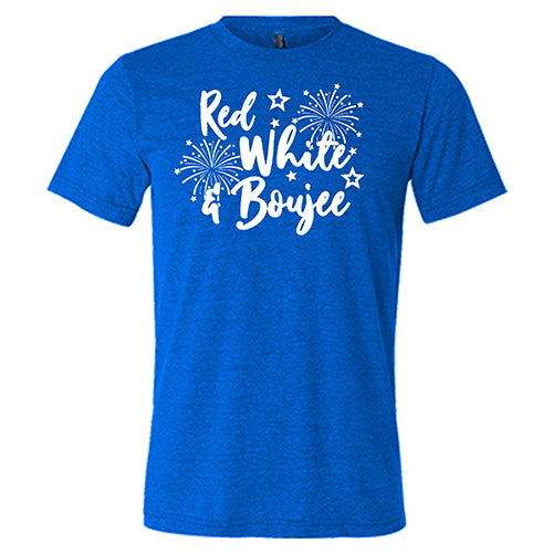 Stylish Red, White & Boujee Unisex Shirt - Trendy Casual Wear for Men & Women - Perfect for Parties, Outings & Everyday Fashion
