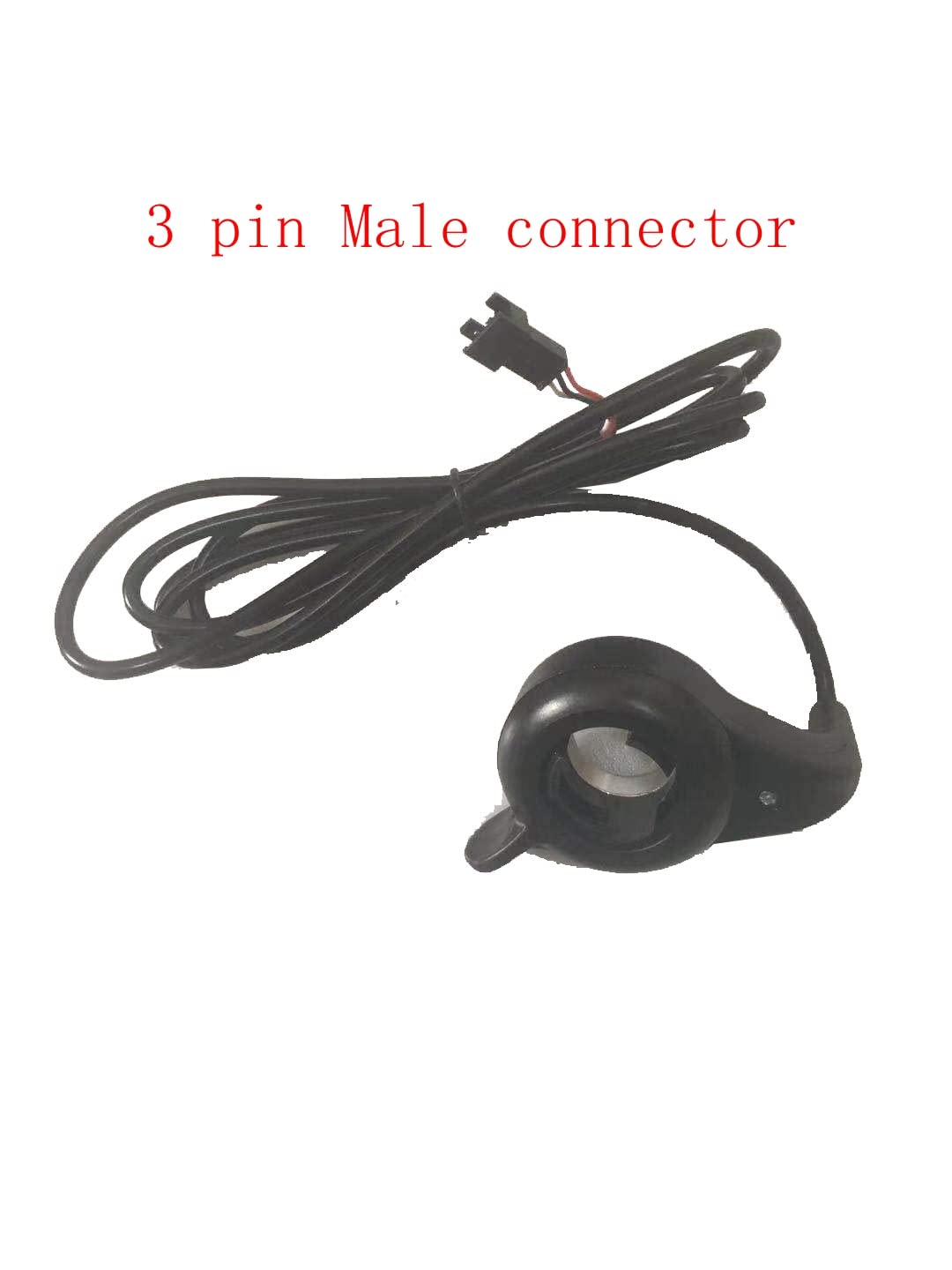 Wuxing Brand Electric Bike Thumb Throttle - Battery Indicator & On/Off Switch, No Handlebars Required | Perfect for E-Bike Upgrades, Commuting & Off-Road Cycling
