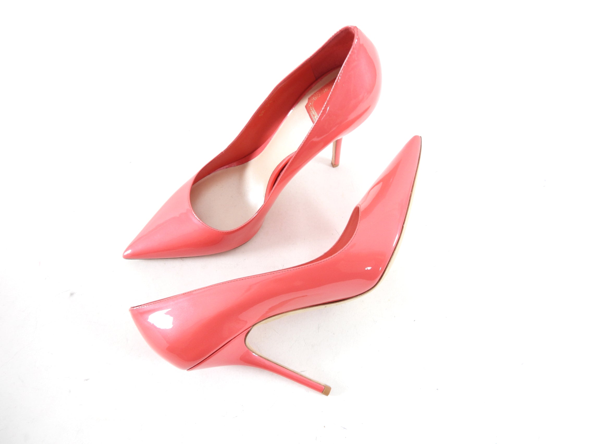Christian Dior Pink Patent Leather Pumps Women's High Heels Size 41 - Perfect for Weddings, Parties & Formal Events