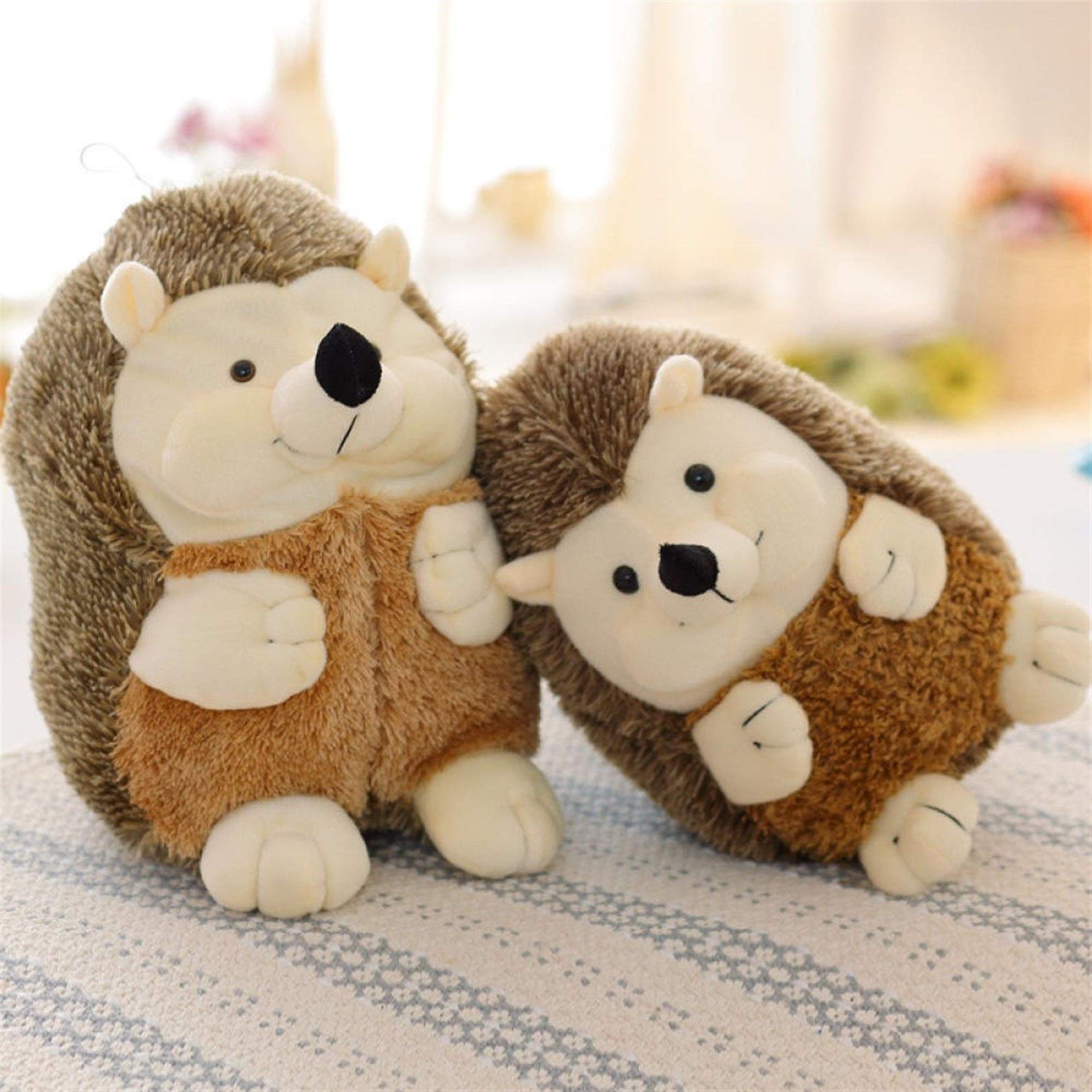 HAKAESR Soft Plush Hedgehog Stuffed Animal Doll - 22cm Kawaii Hedgehog Toy for Kids, Perfect Gift for Children, Ideal for Home Decor, Nursery, and Cuddling