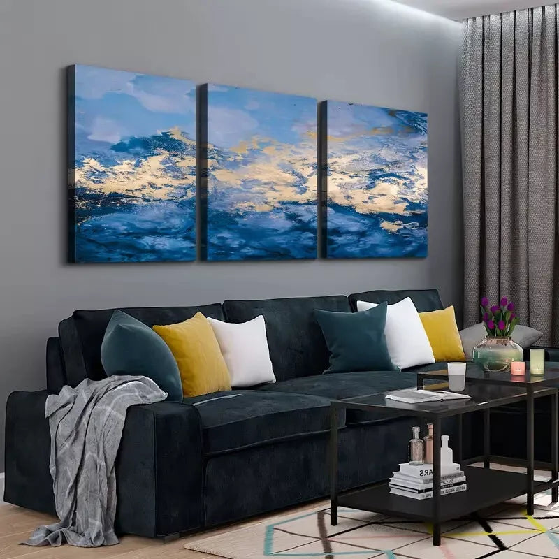 3-Piece Abstract Canvas Wall Art Set - 40x60cm Framed Prints, High-Quality Australian Made, Ready to Hang - Perfect for Living Room, Bedroom & Office Decor