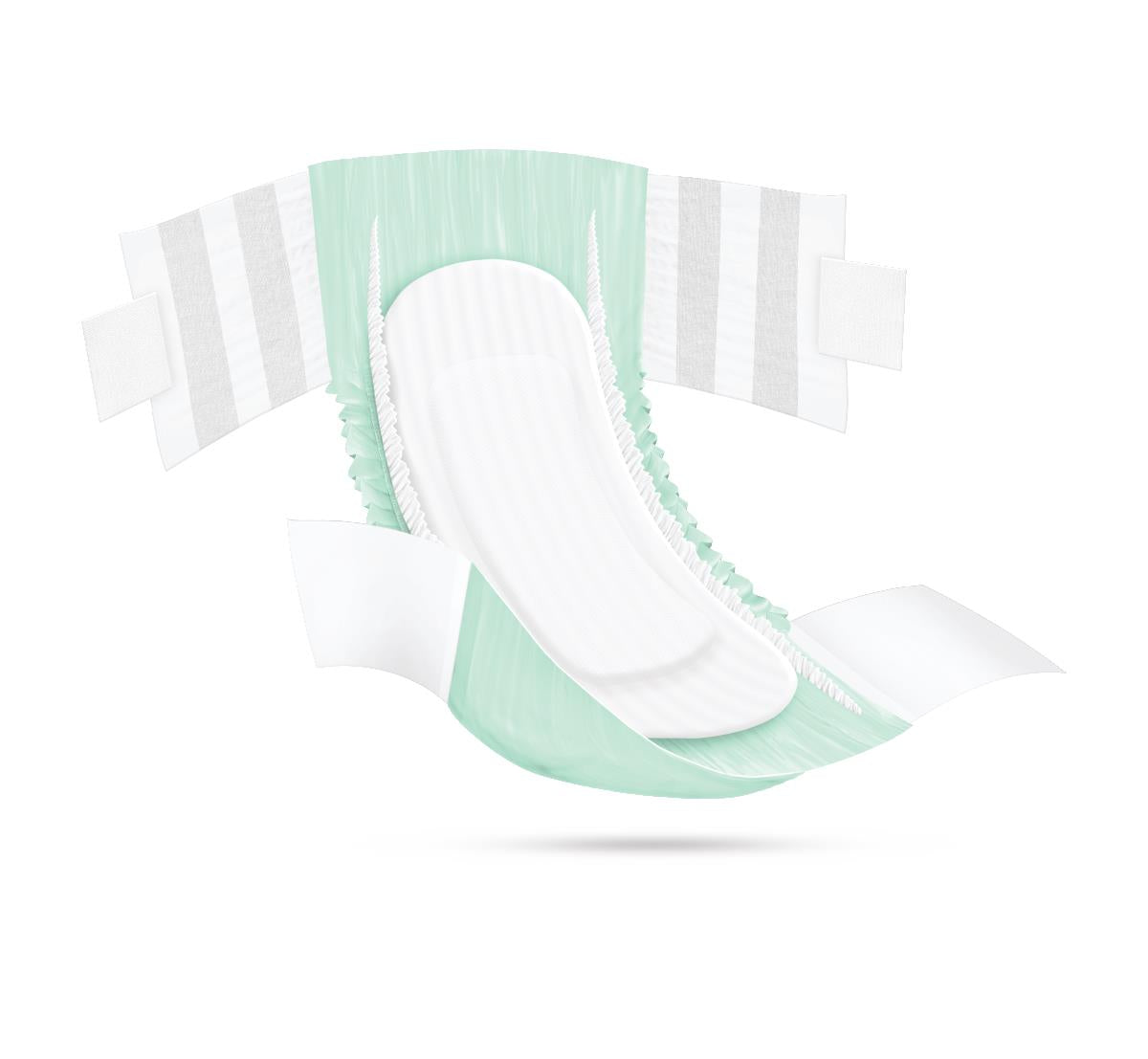 FitRight Stretch Ultra Incontinence Briefs for Women & Men - Super Absorbent Adult Diapers - Comfortable & Disposable Underwear for Overnight Protection, Post-Surgery & Travel Use