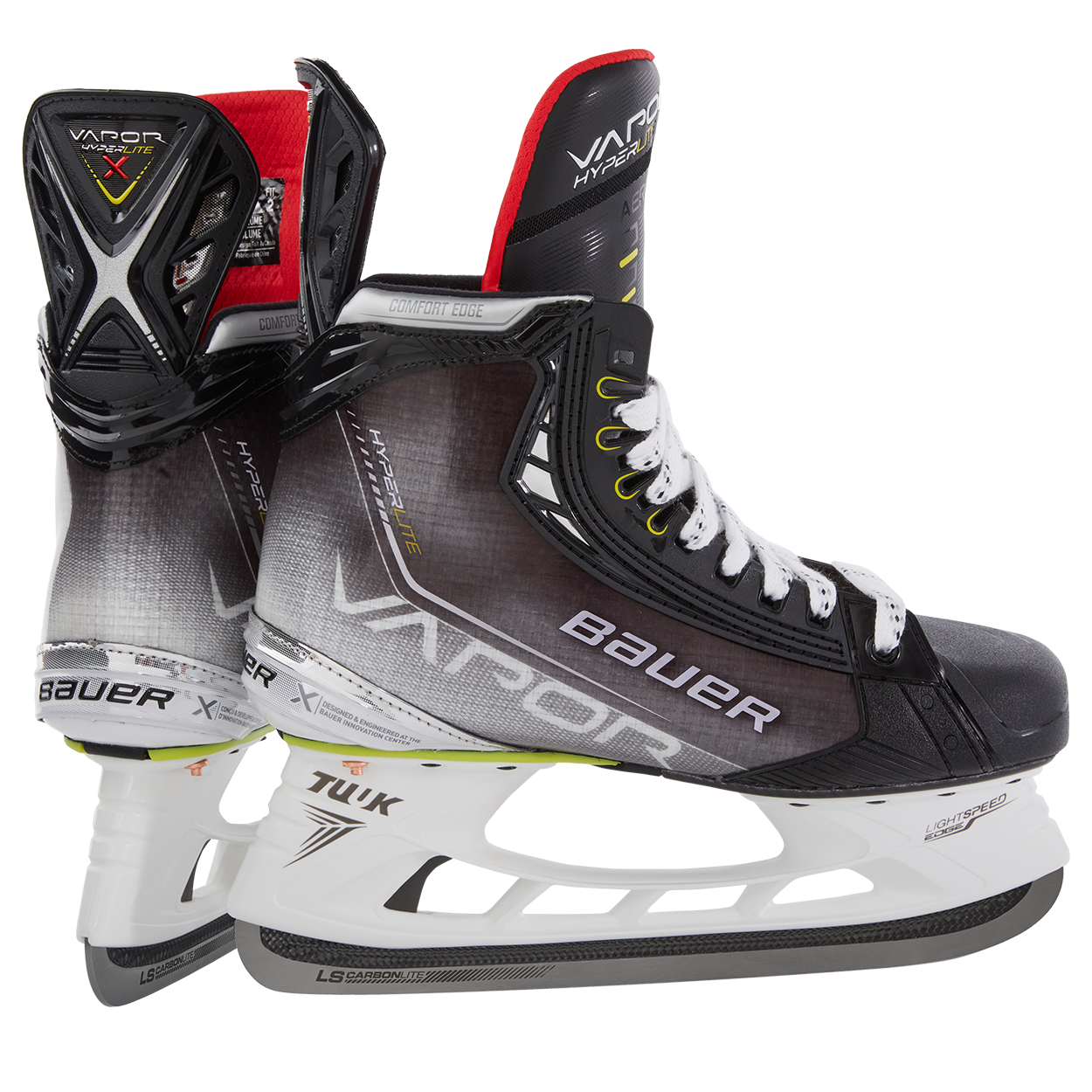 Bauer Vapor Hyperlite Senior Ice Hockey Skates - Lightweight Carbon Composite for Speed & Performance - Perfect for Competitive Play & Training