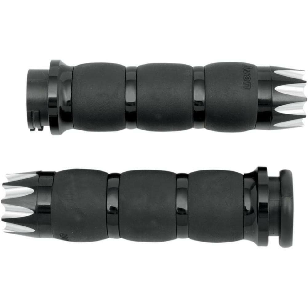 RPM Replacement Grips - Compatible with Avon, Grips AIR-96-AN-FL-EX, Excalibur & Velvet Air - Black | Perfect for Salon Chairs, Massage Tables & Spa Equipment