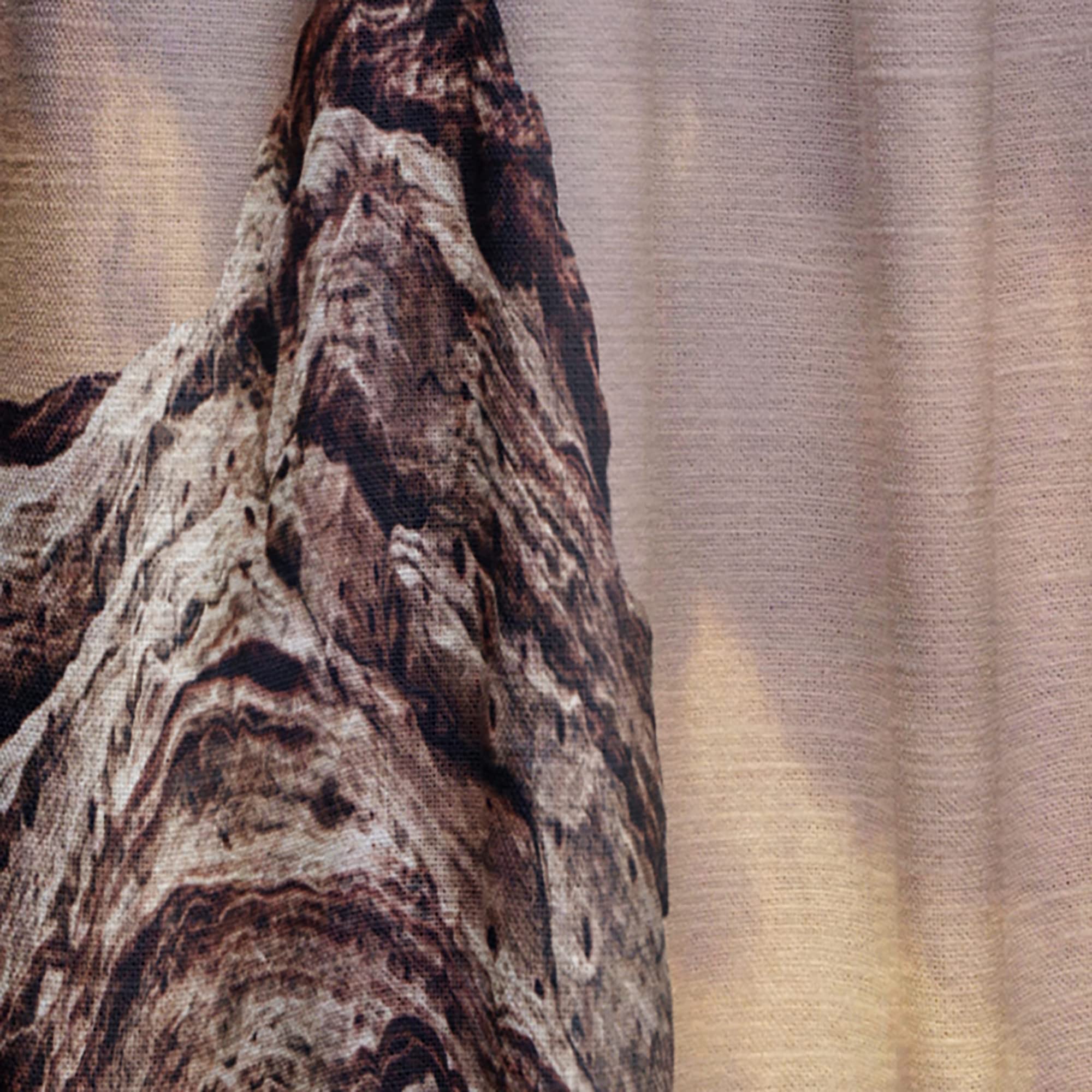 DesignQ Thermal Insulated Curtains - Scenic Red Rock Canyon Nevada Landscape Print - Single Panel 52x120 Inches - Blackout Drapes for Bedroom & Living Room - Perfect for Home Decor, Sun Protection & Energy Efficiency