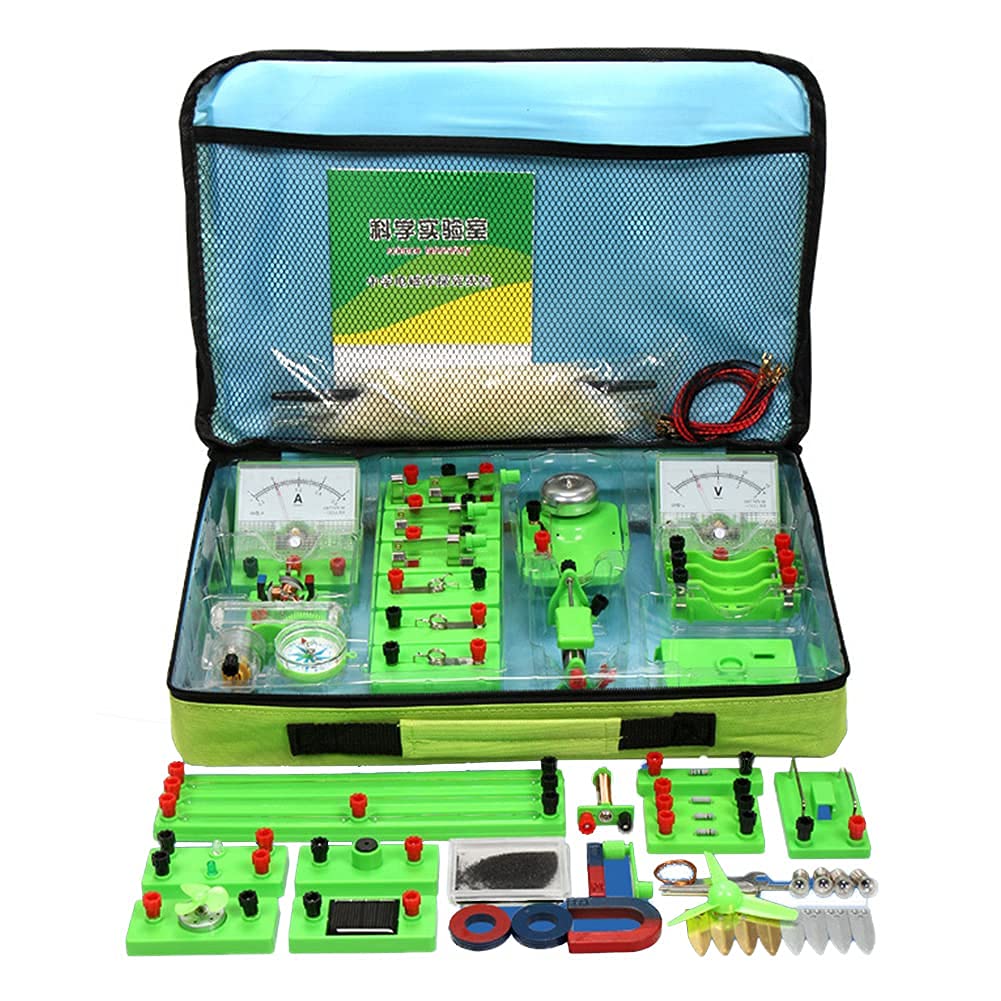 Basic Physics Electric Circuit Learning Starter Kit - Electricity & Magnetism Experiment Set for High School Science Labs | STEM Education for Junior & Senior Students | Perfect for Classroom Labs & Home Science Projects