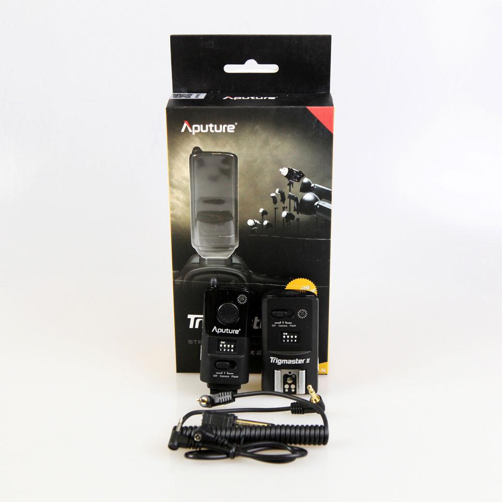 Aputure Trigmaster II MXII N 2.4G Wireless Flash Trigger & Receiver for Canon Nikon Sony DSLR Cameras - Perfect for Studio Photography, Outdoor Shoots, and Event Coverage