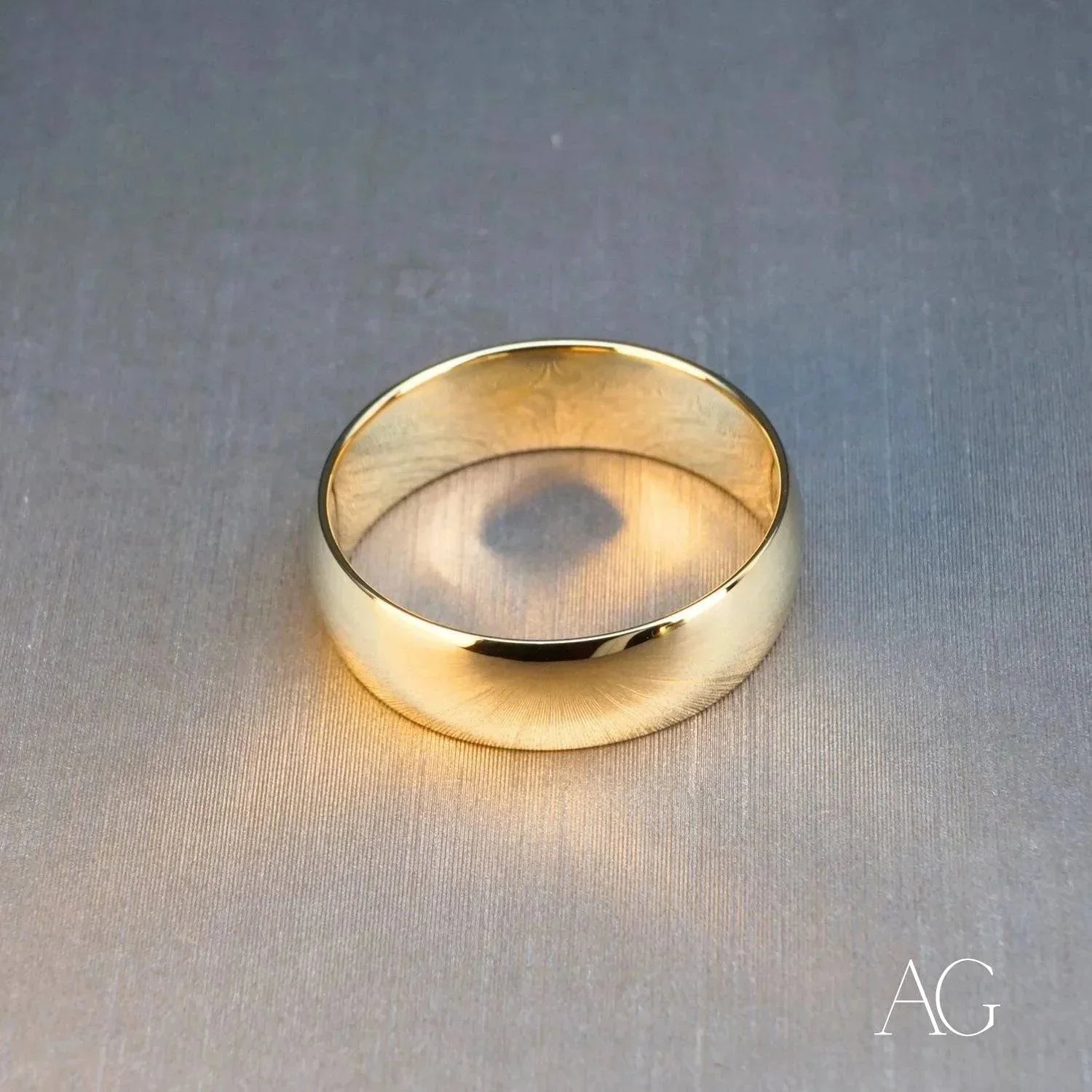 18k Gold Wedding Band for Women - Classic Eternal Love Ring - Perfect for Engagement, Anniversary & Bridal Jewelry Gifts