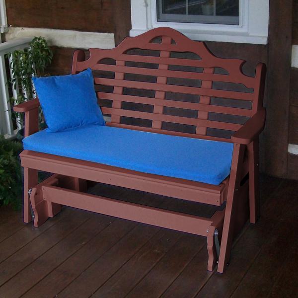 Eco-Friendly Recycled Plastic Poly Marlboro Glider Rocking Chair – Perfect for Patio, Porch, and Outdoor Relaxation
