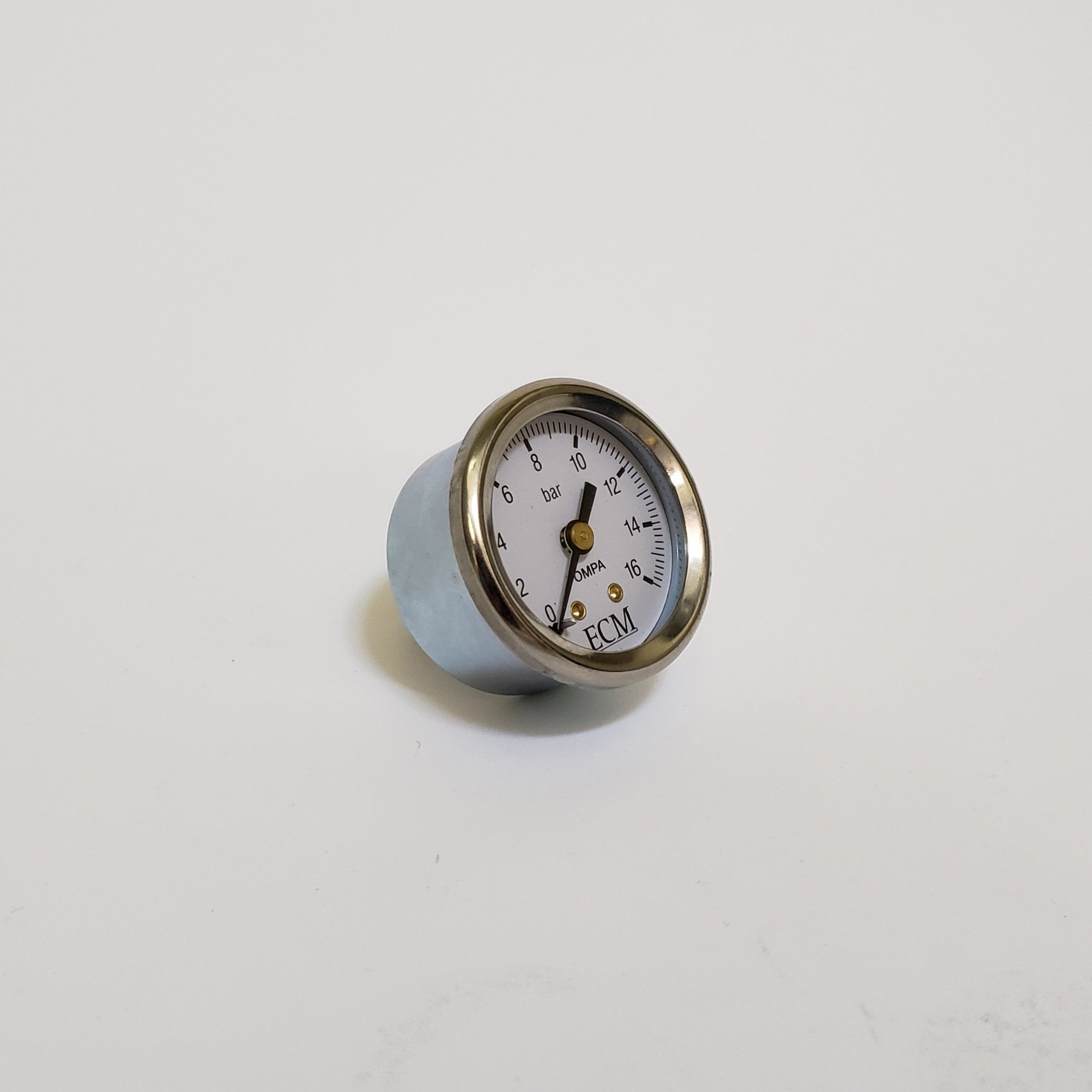 ECM Small Pump Pressure Gauge - Accurate Water & Air Pressure Measurement Tool for Hydraulic Systems, Industrial Equipment & Home Use