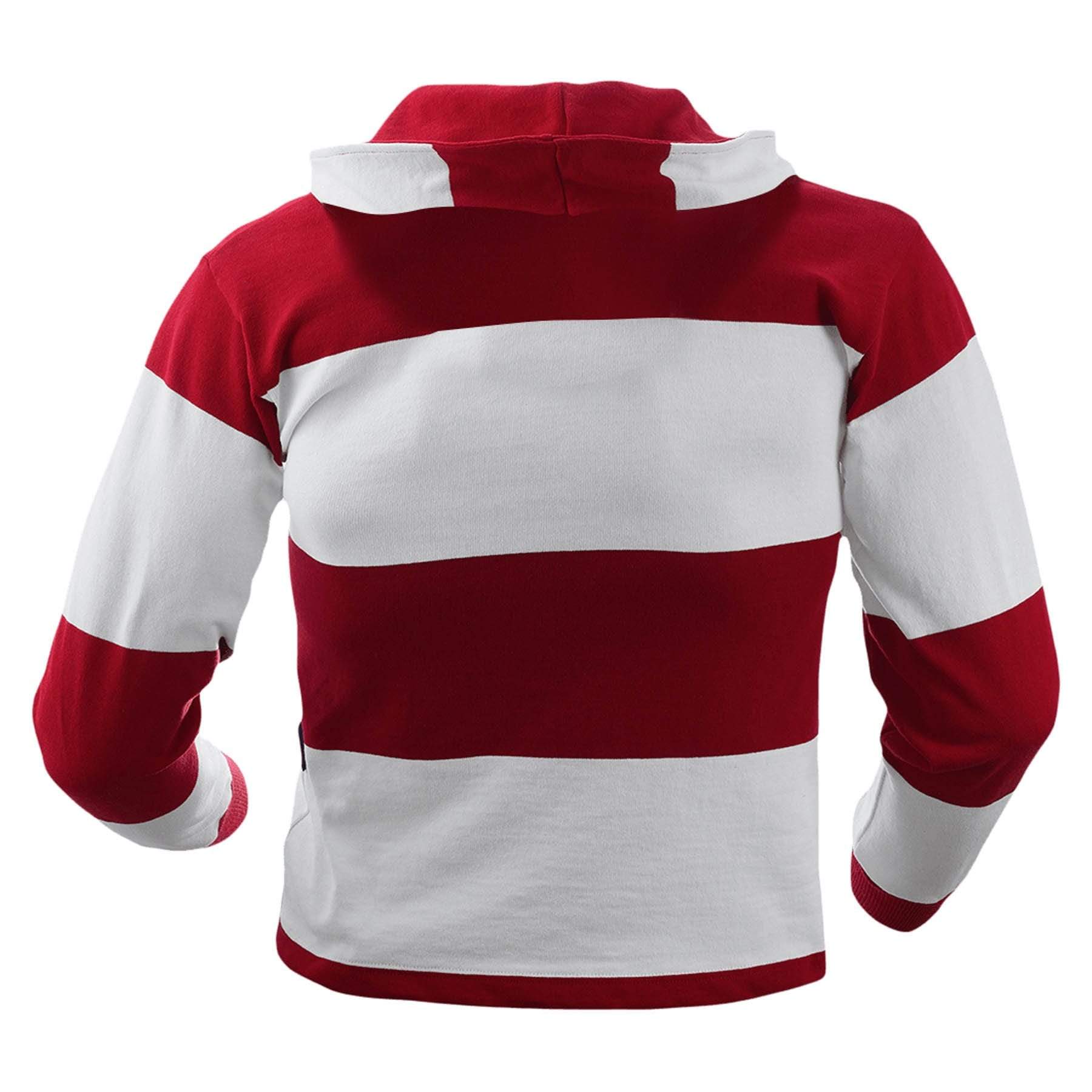 England Hooded Rugby Jersey - Authentic Team Apparel for Fans & Players | Perfect for Games, Training & Casual Wear