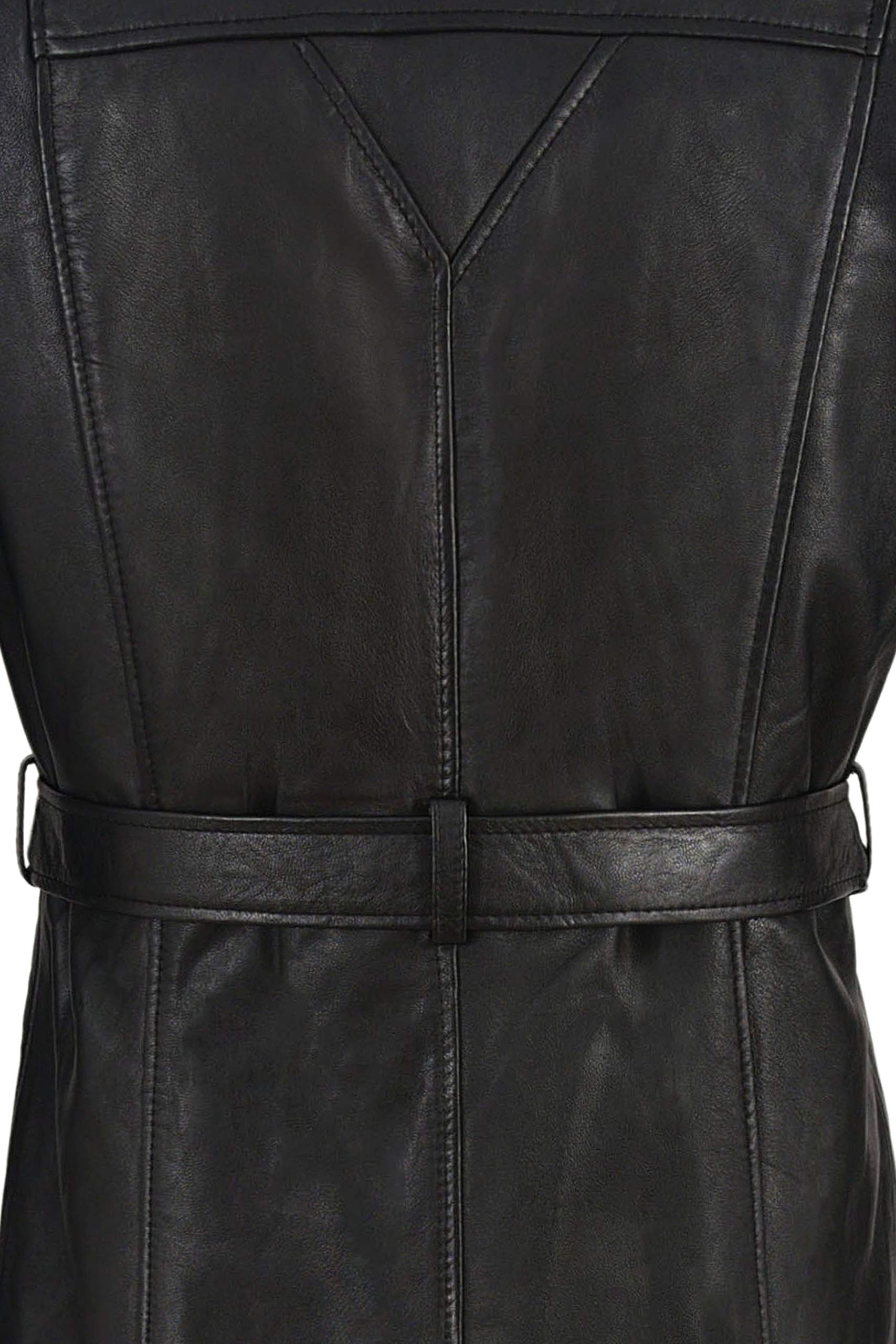 Smart Range Men's Blade Full Length Wesley Snipes Real Nappa Leather Jacket Coat - Premium Biker Jacket for Motorcycle Riding, Cosplay & Fashion