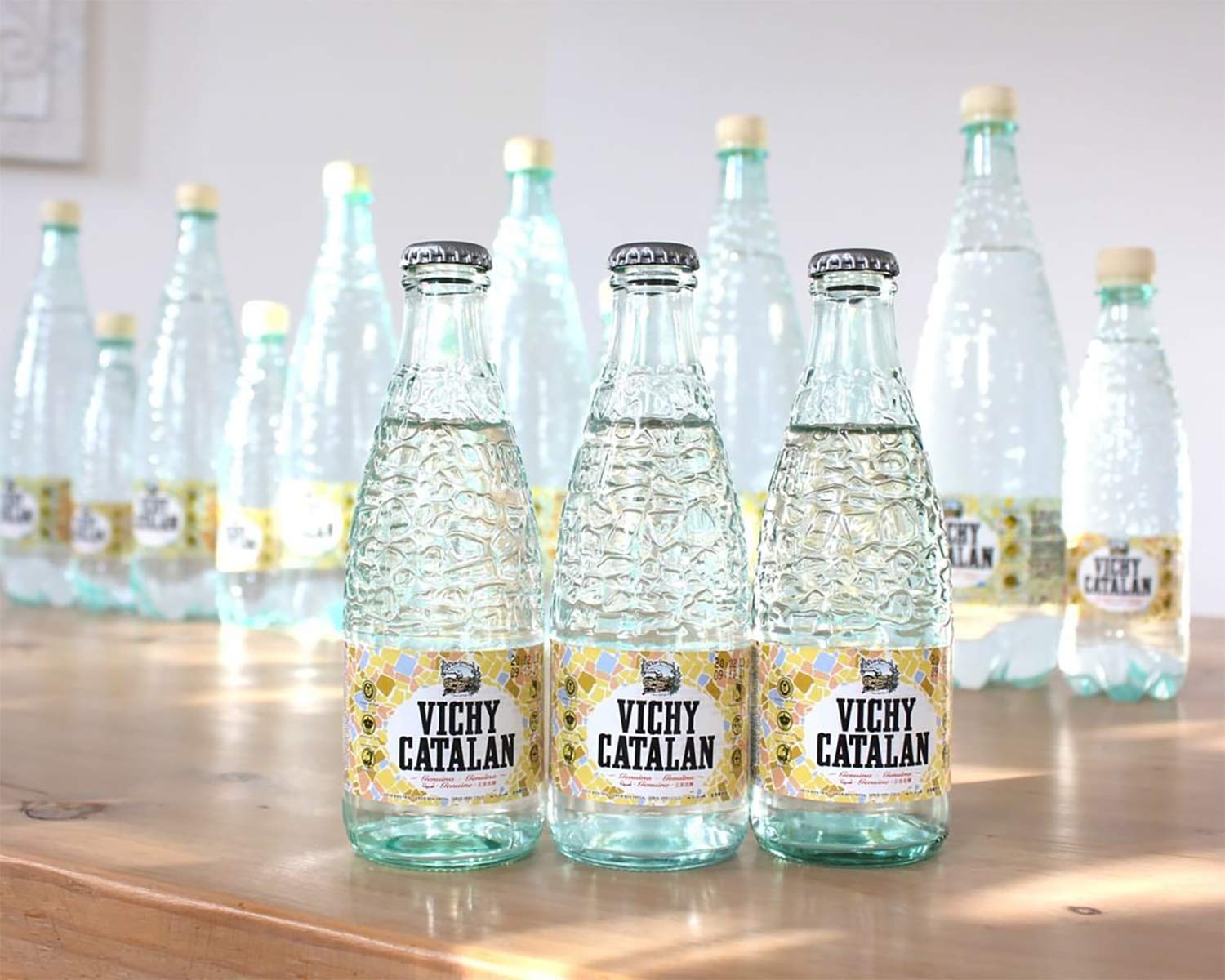 Vichy Catalan Sparkling Mineral Water - 20 Glass Bottles (16.9 oz/500 mL Each) - Premium Spanish Carbonated Water for Parties, Restaurants & Healthy Hydration
