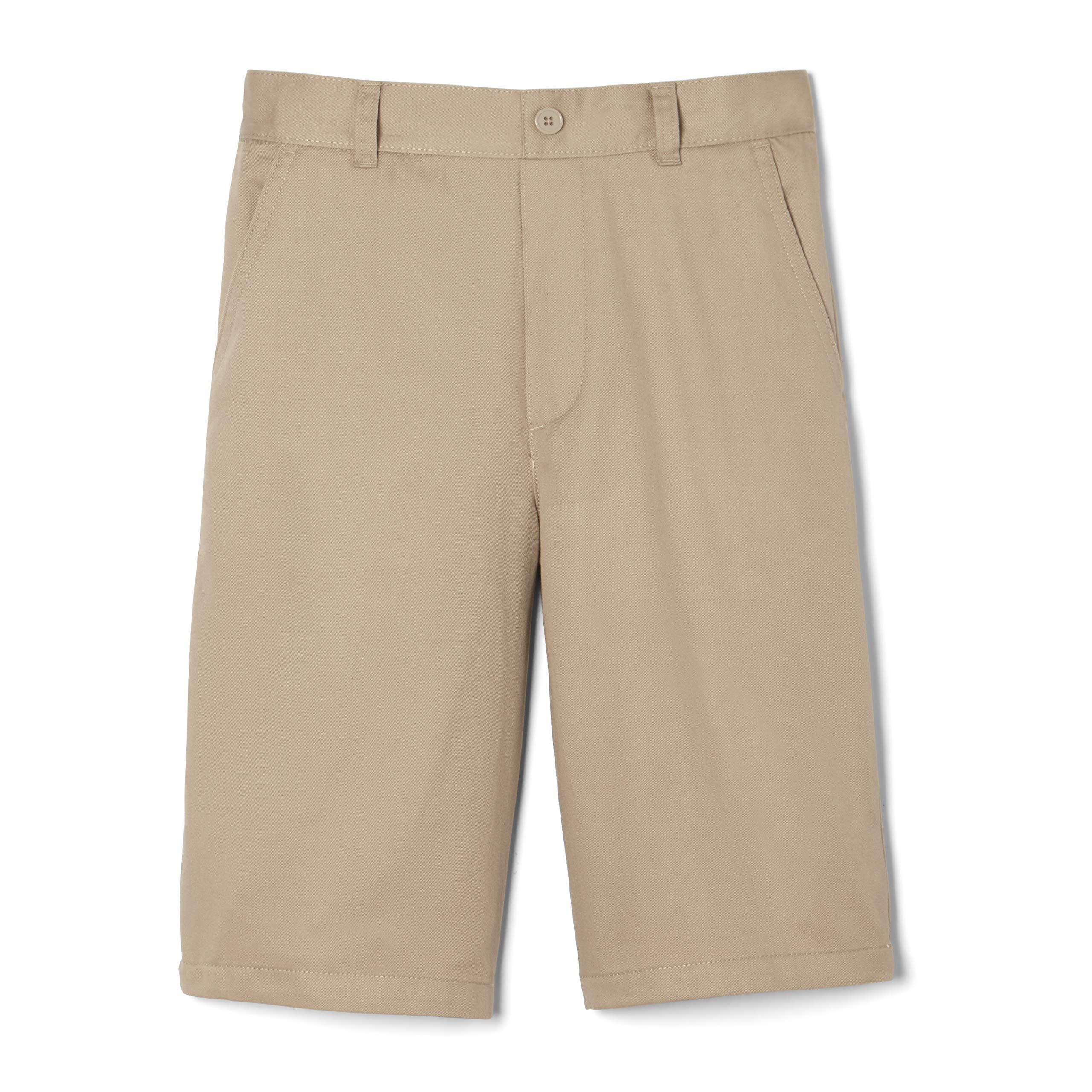 French Toast Boys' Husky Pull-on Twill Shorts - Comfortable School Uniform Pants for Kids - Perfect for Classroom, Playtime & Casual Wear
