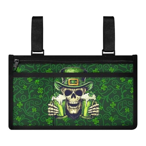 Green Hat Beer Skull