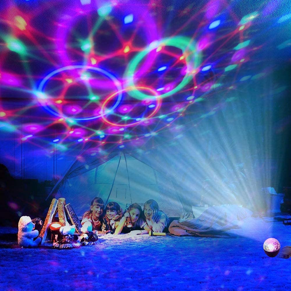 Portable Bluetooth Disco Ball with Remote Control - Sound Activated DJ Strobe Light for Dance Parties, Birthday Celebrations & Room Decor | Perfect for Christmas, Nightclubs, Home Parties & Events