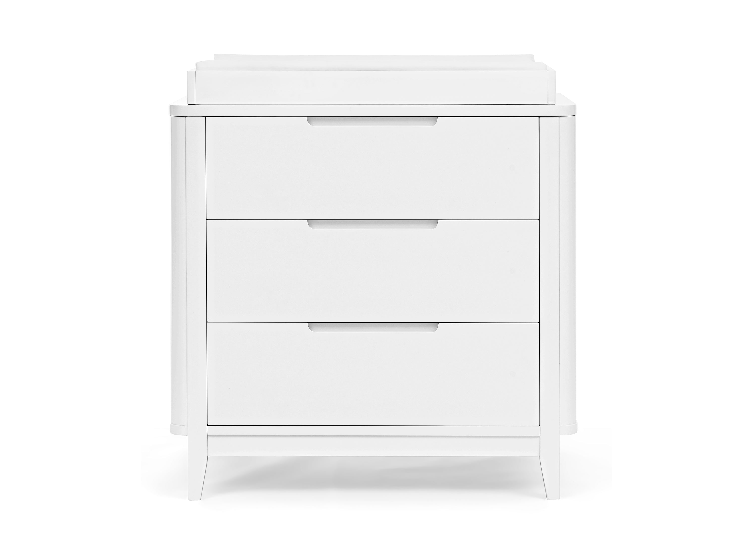 Noah 3 Drawer Dresser with Changing Top & Interlocking Drawers - Nursery Storage Solution for Baby Clothes, Diapers & Essentials | Perfect for Newborns & Toddlers
