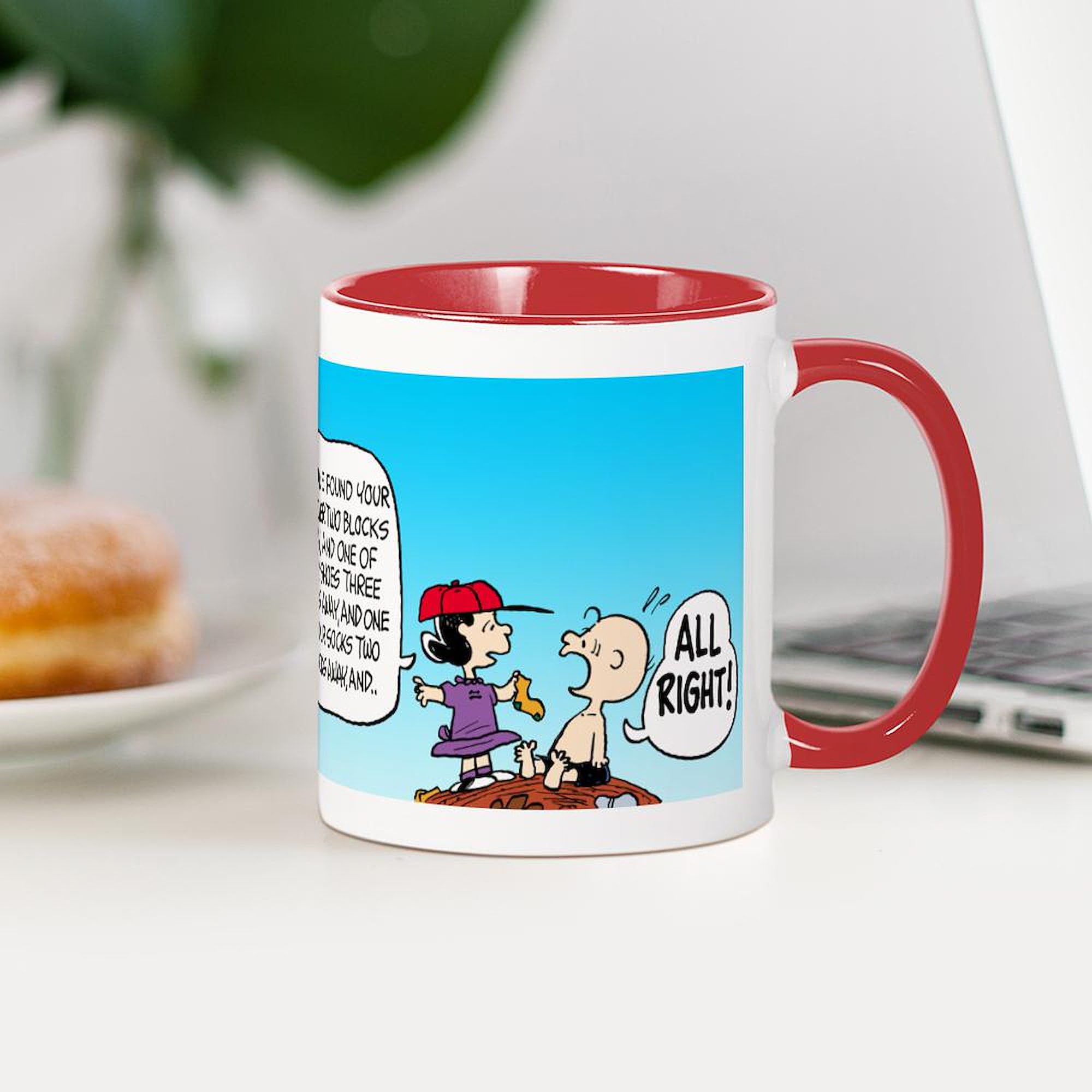 POW! 11 oz (325 ml) Ceramic Coffee Mug - Funny Novelty Gift for Superhero Fans | Perfect for Office, Home & Comic Book Lovers