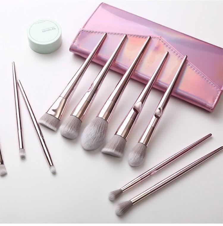 Professional Makeup Brush Set of 3 - Soft Synthetic Bristles for Flawless Foundation, Blending & Contouring - Perfect for Everyday Makeup & Professional Use