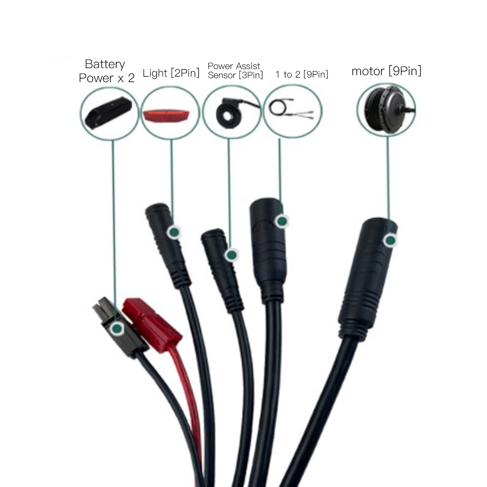 36V/48V 500W Waterproof Brushless Electric Motor Controller Kit with LCD Display - 8C Sensor Brake Lever & 130X Throttle - E-Bike Conversion Kit for Electric Bicycles, Scooters, and DIY Projects - Perfect for Commuting, Off-Roading, and Urban Transportation