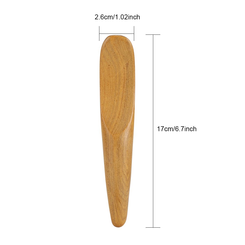 Wooden Acupressure Massage Stick - Multi-Function Thumb & Body Massager for Back Pain Relief, Microcirculation & Stress Relief - Perfect for Home, Office & Travel Use