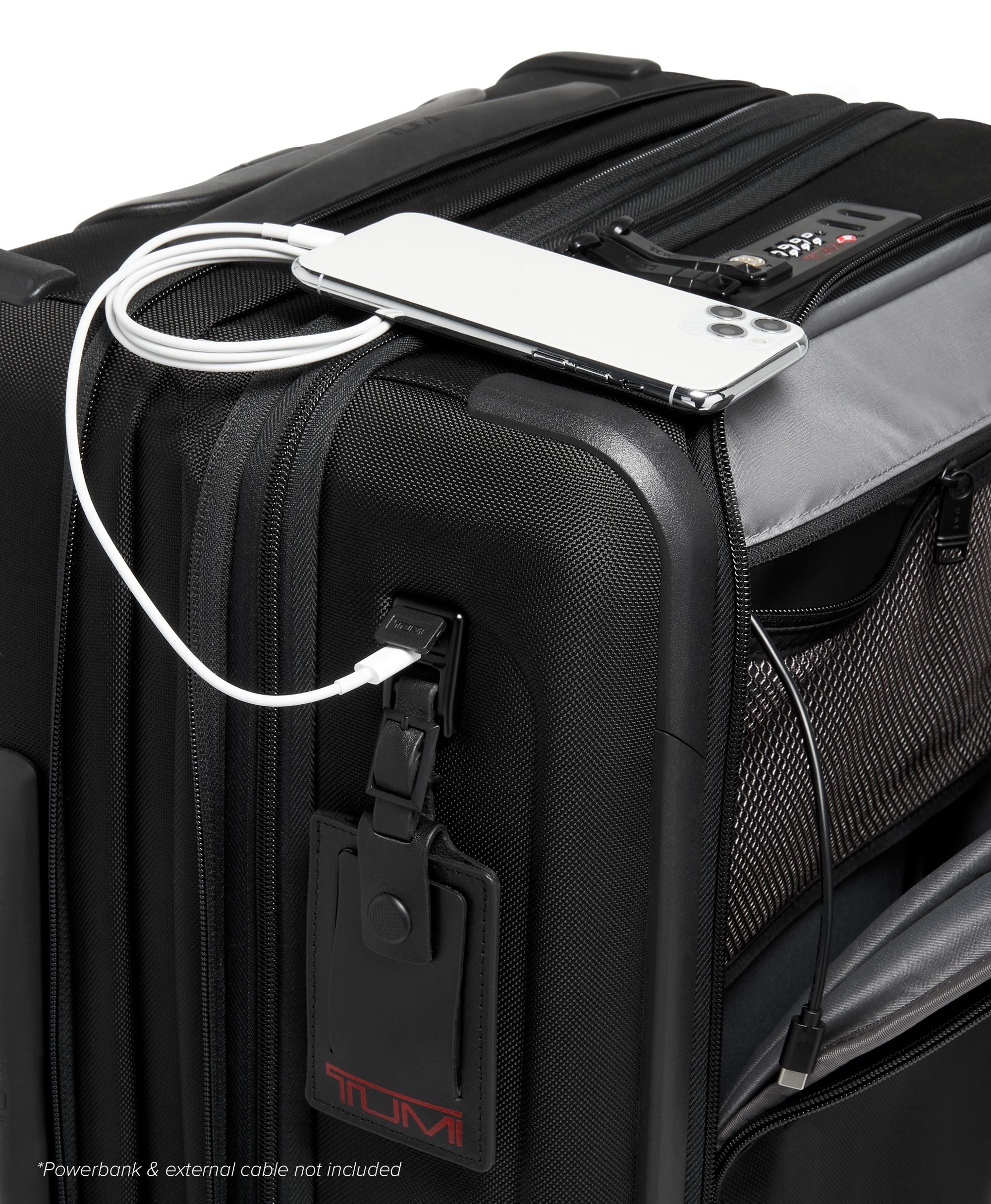 Tumi Alpha Continental Dual Access 4 Wheel Carry On Luggage - Lightweight Spinner Suitcase for Business Travel & Weekend Getaways