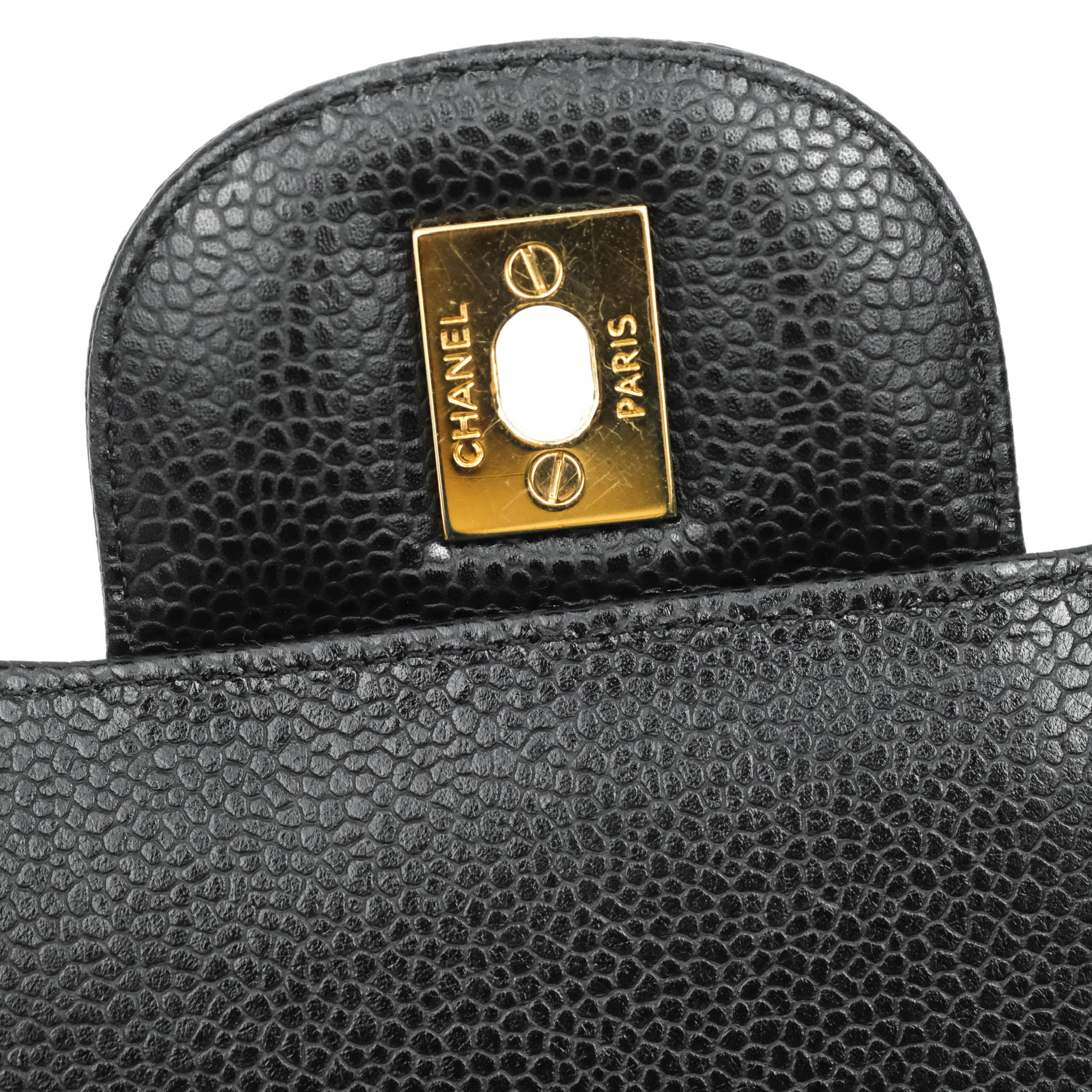 Chanel Classic Double Flap Maxi Bag in Black Caviar Leather with Gold Hardware - Luxury Handbag for Women, Perfect for Work, Evening Events & Special Occasions