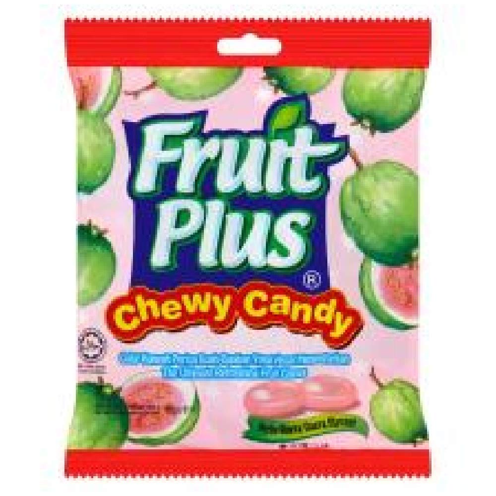 Fruit Plus Chewy Candy 150g - Guava Flavor (3 Pack) | Delicious Tropical Snack for Kids & Adults | Perfect for Lunchboxes, Parties & Movie Nights