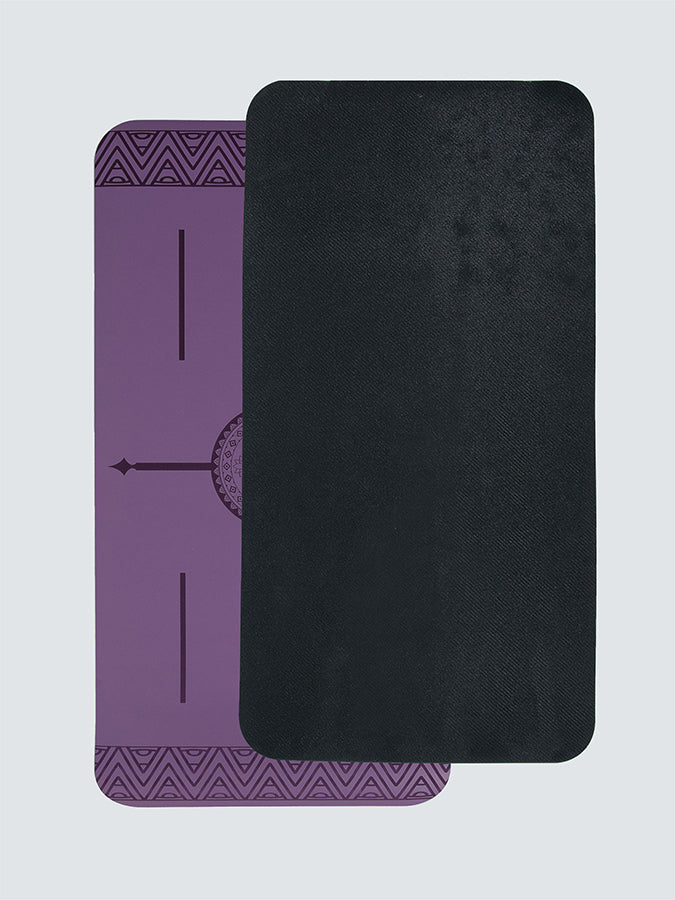 Non-Slip Yoga Knee Pad - The Grip Mini Mandala Mat for Yoga, Pilates & Meditation | Comfortable Cushion for Hard Floors | Perfect for Home Studios, Gyms & Outdoor Practice