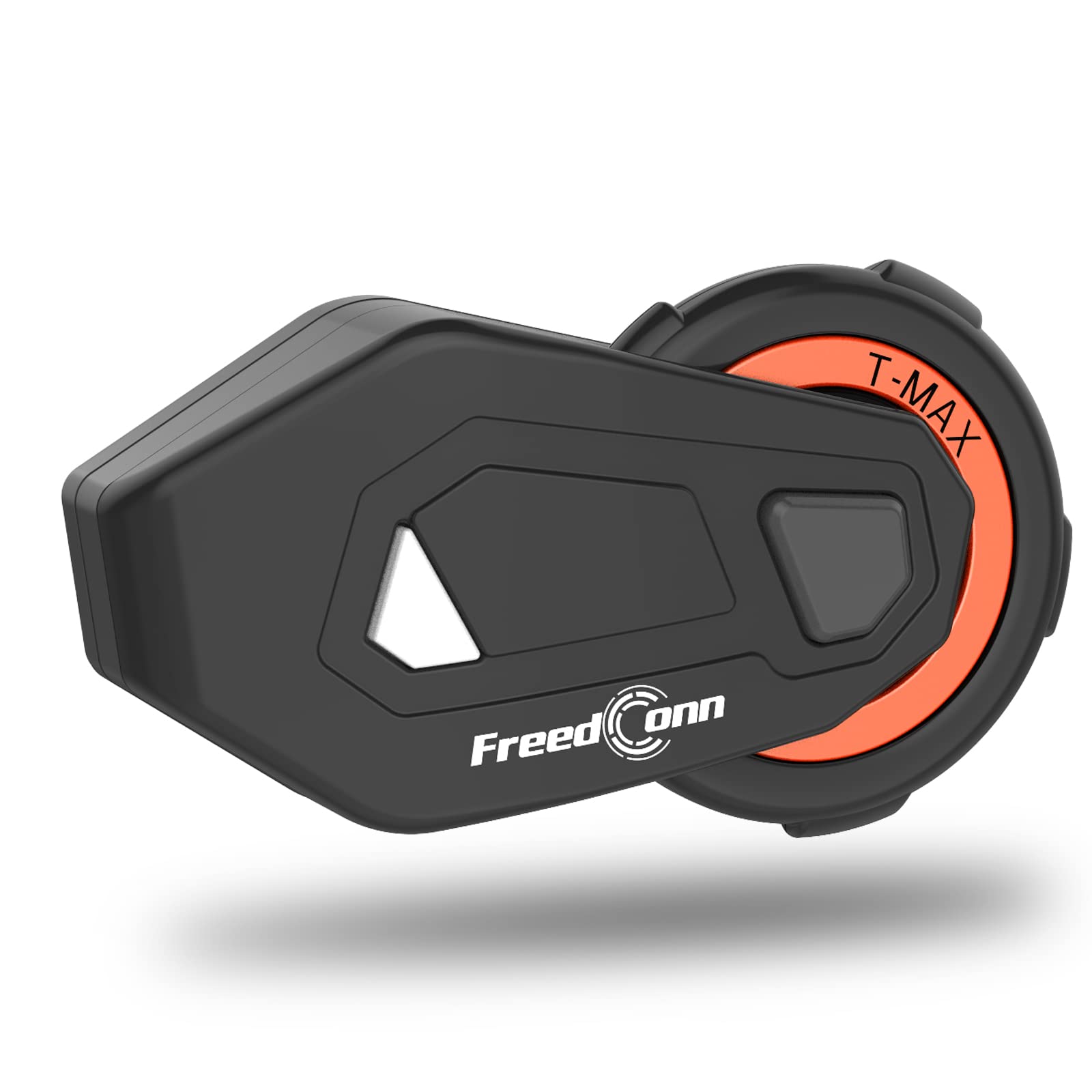 FreedConn T-MAX Motorcycle Bluetooth Intercom System - Helmet Communication Headset with Remote Control & Easy Screw Clip Installation for Riders - Perfect for Group Riding, Touring & Adventure Motorcycling