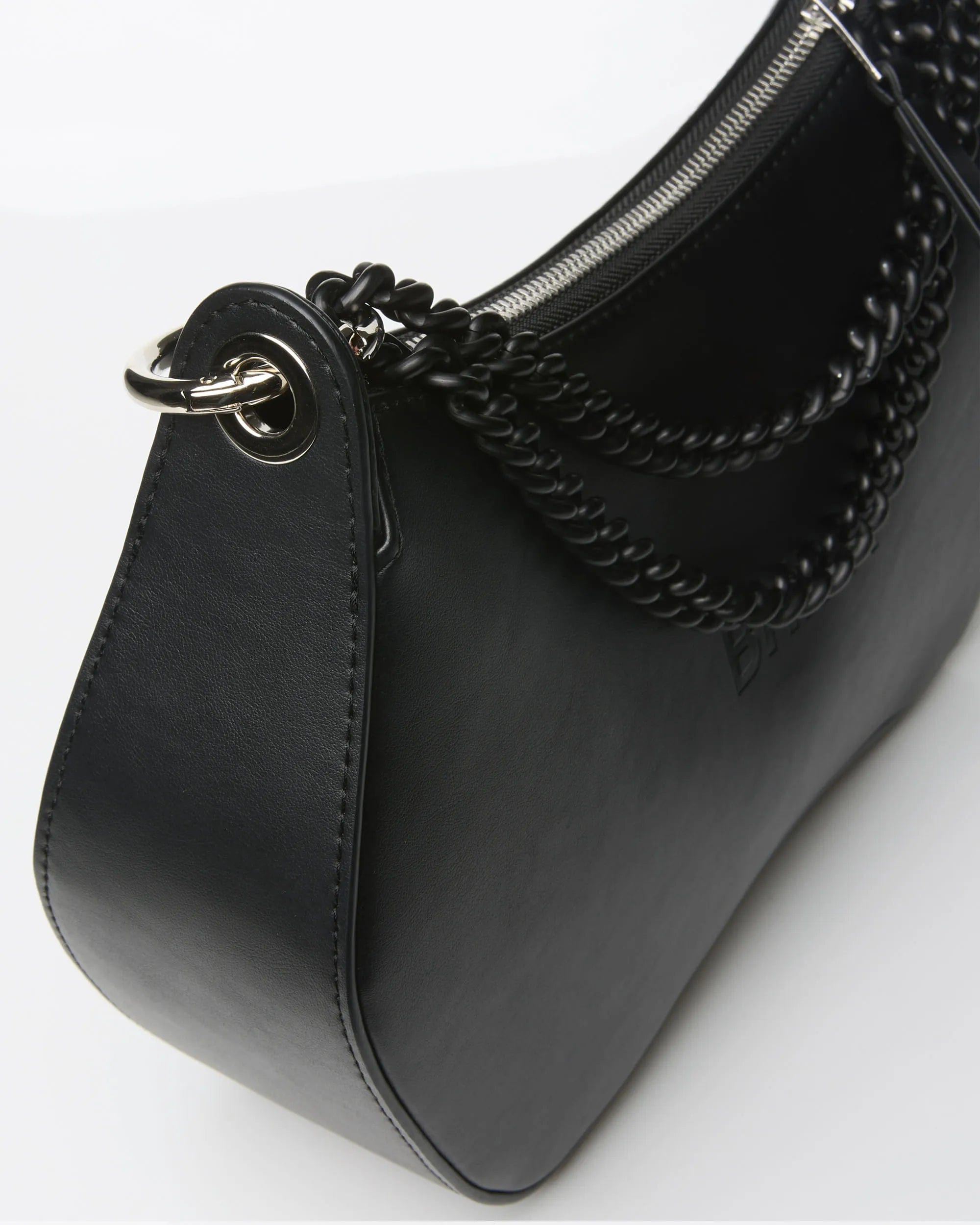 Vegan Corn Leather Crossbody Bag for Women | Noir BHMA Black Purse | Stylish & Eco-Friendly Handbag for Everyday Use, Travel & Shopping