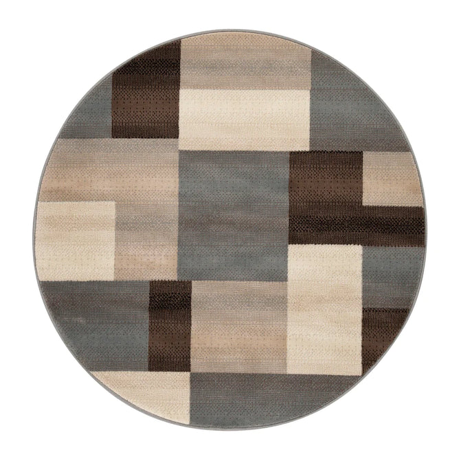 Clifton Modern Geometric Patchwork Area Rug or Runner Rug - Stylish Home Decor for Living Room, Bedroom & Office - Soft & Durable Floor Covering
