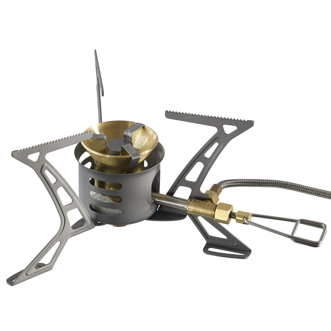 Primus OmniLite Ti Expedition Multifuel Stove - Lightweight Titanium Camping Stove for Backpacking, Hiking & Outdoor Adventures